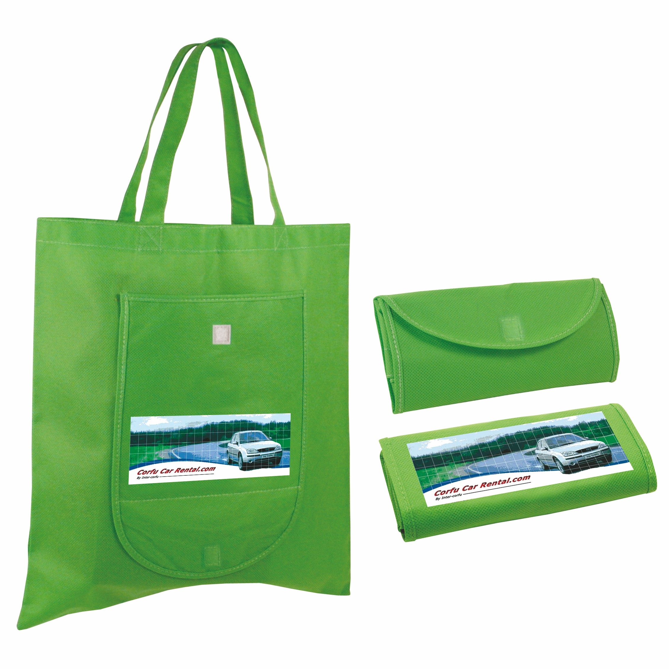 Picture of Non Woven Fold 'n Go Tote Bag (Full Color Digital)