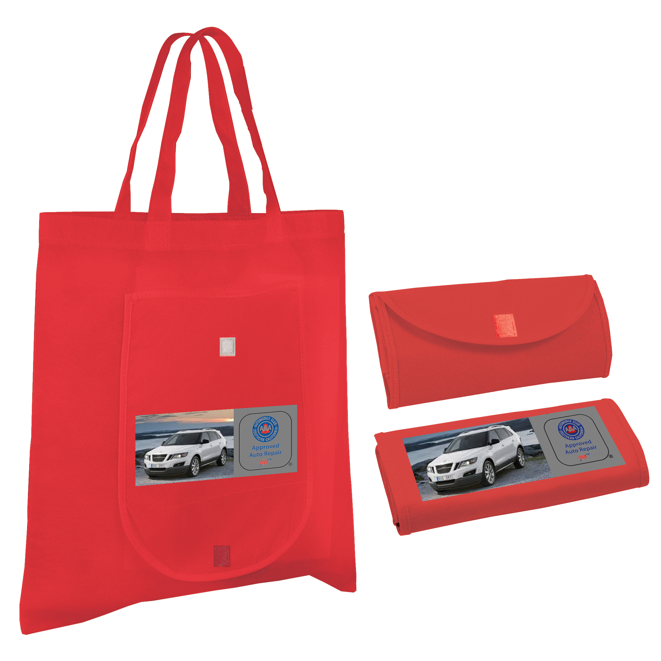 Picture of Non Woven Fold 'n Go Tote Bag (Full Color Digital)