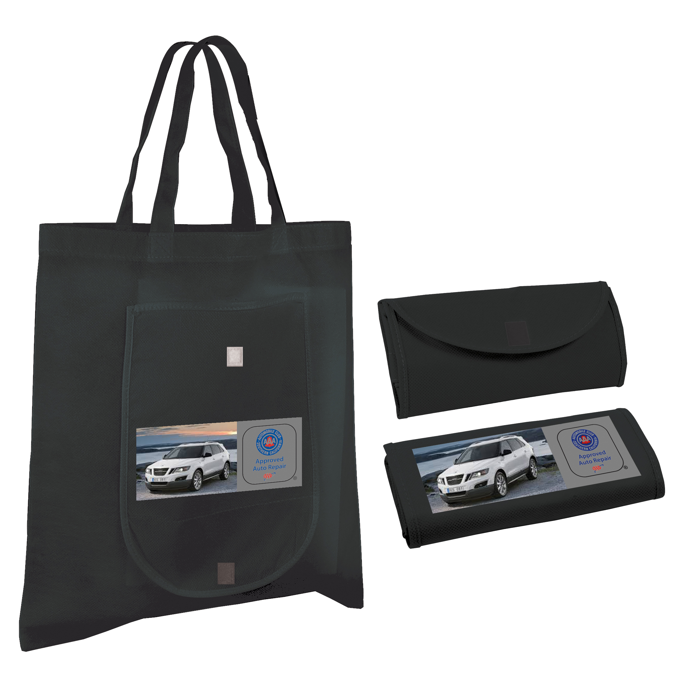 Picture of Non Woven Fold 'n Go Tote Bag (Full Color Digital)