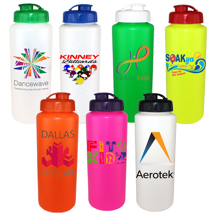 Picture of 32 Oz. Sports Bottle w/Flip Top Cap (Full Color Digital)