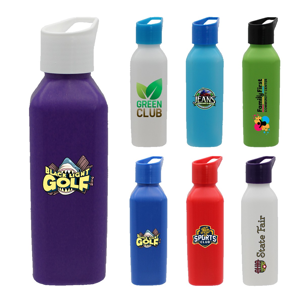 Picture of 24 oz. Classic Edge Bottle with Carry Cap, Full Color Digital