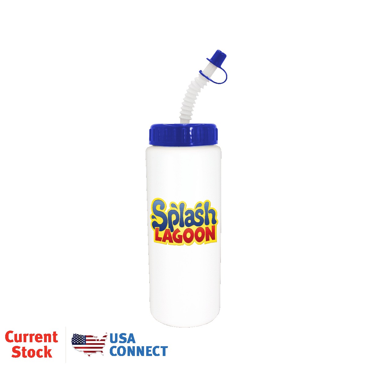 Picture of 32 Oz. Sports Bottle w/Flexible Straw (Full Color Digital)