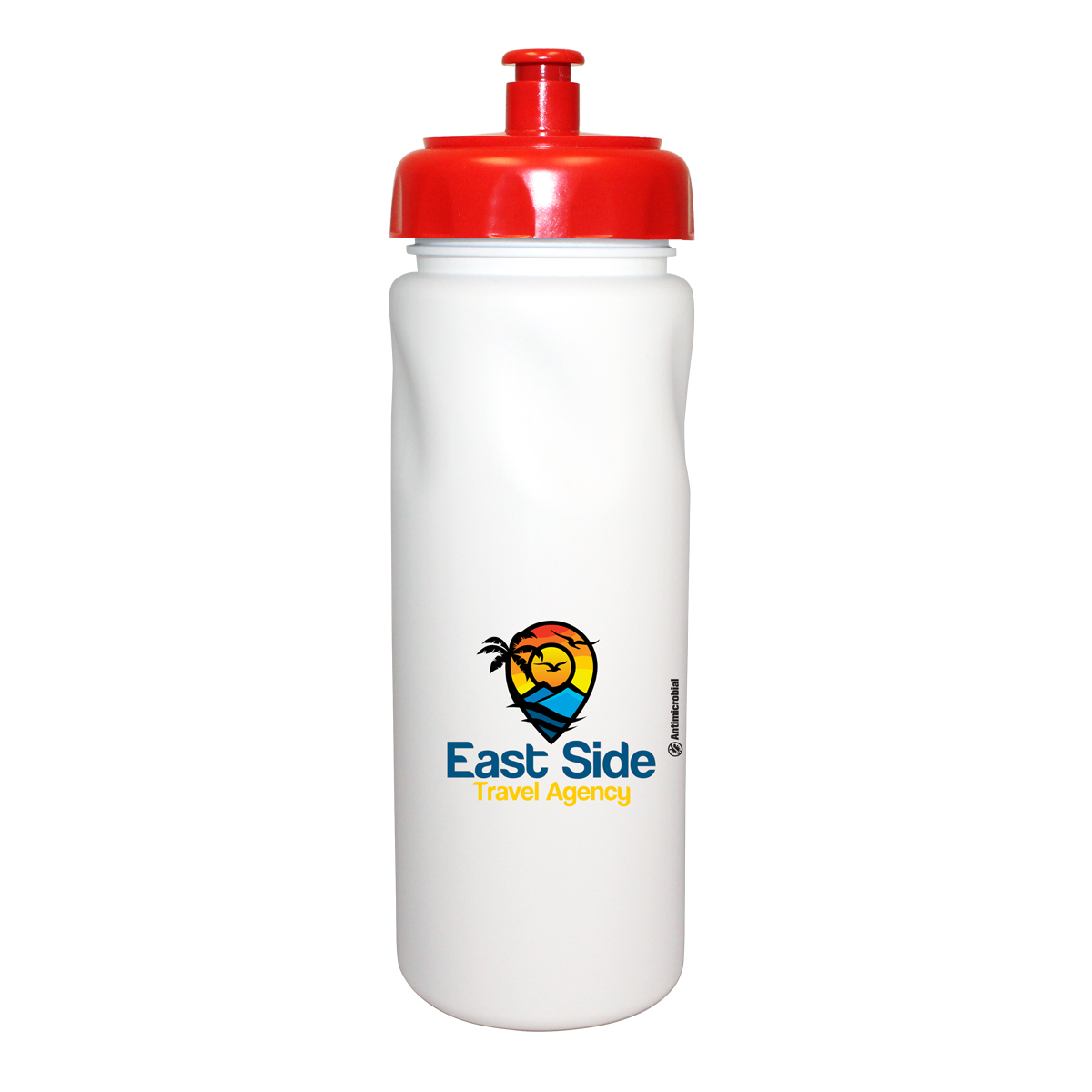 Picture of 24 Oz. MicroHalt Cycle Bottle w/Push 'N Pull Cap (Full Color Digital)
