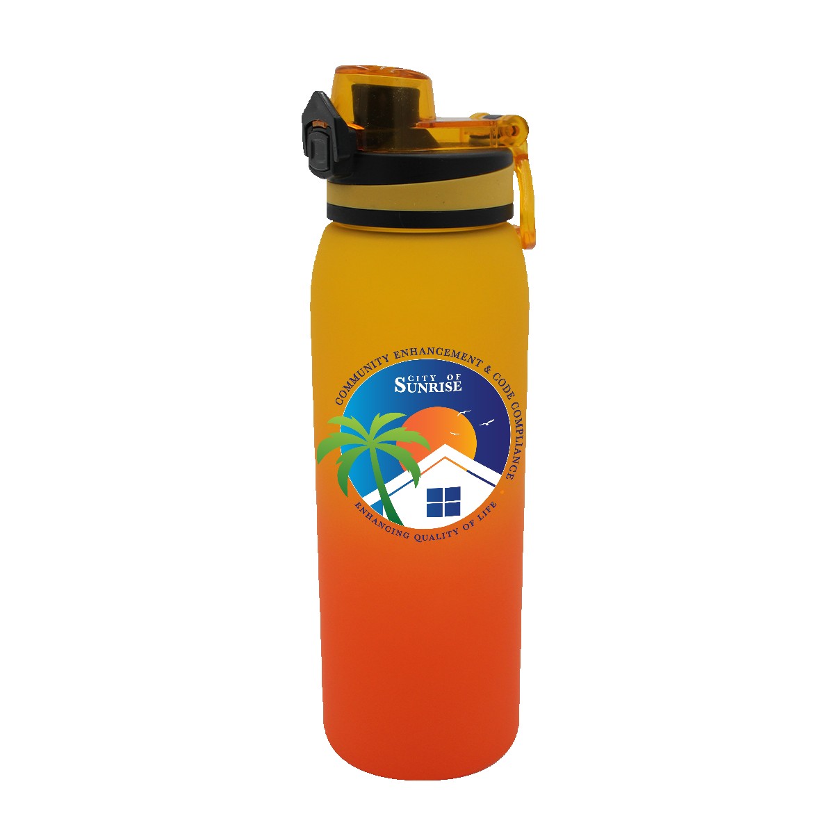 Picture of Halcyon 30 oz. Ombre Sport Bottle, Full Color Digital