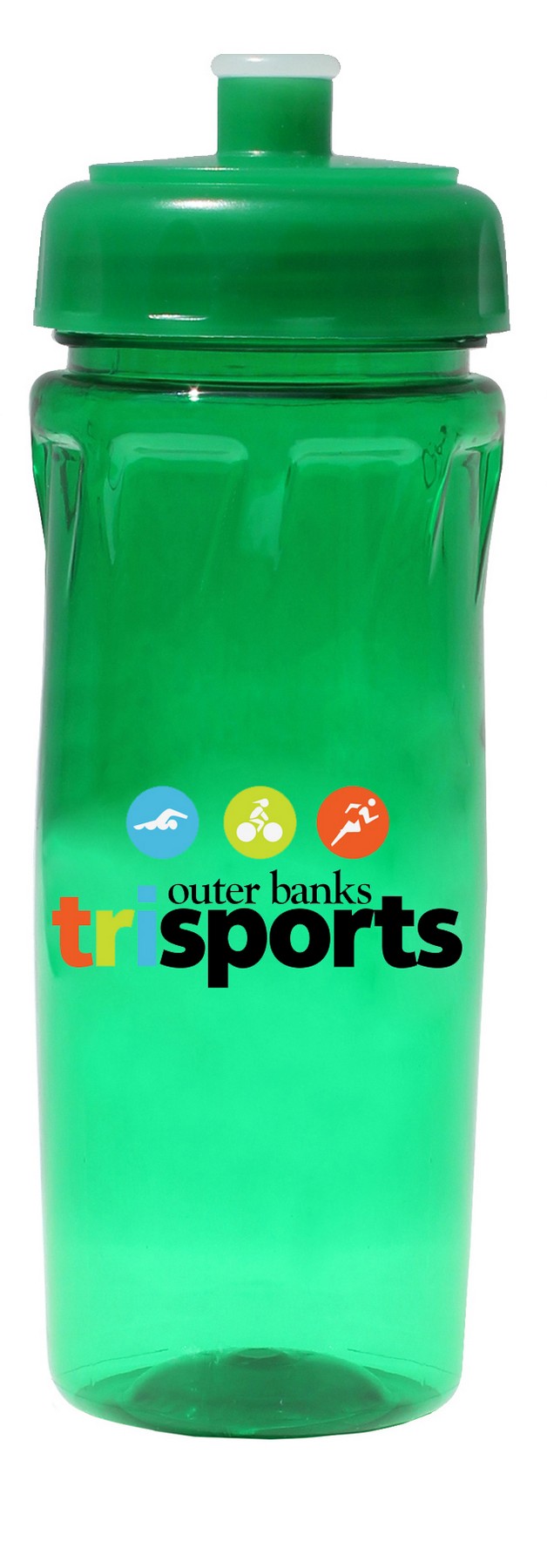Picture of 18 Oz. Poly-Saver PET Bottle w/Push 'n Pull Cap (Full Color Digital)