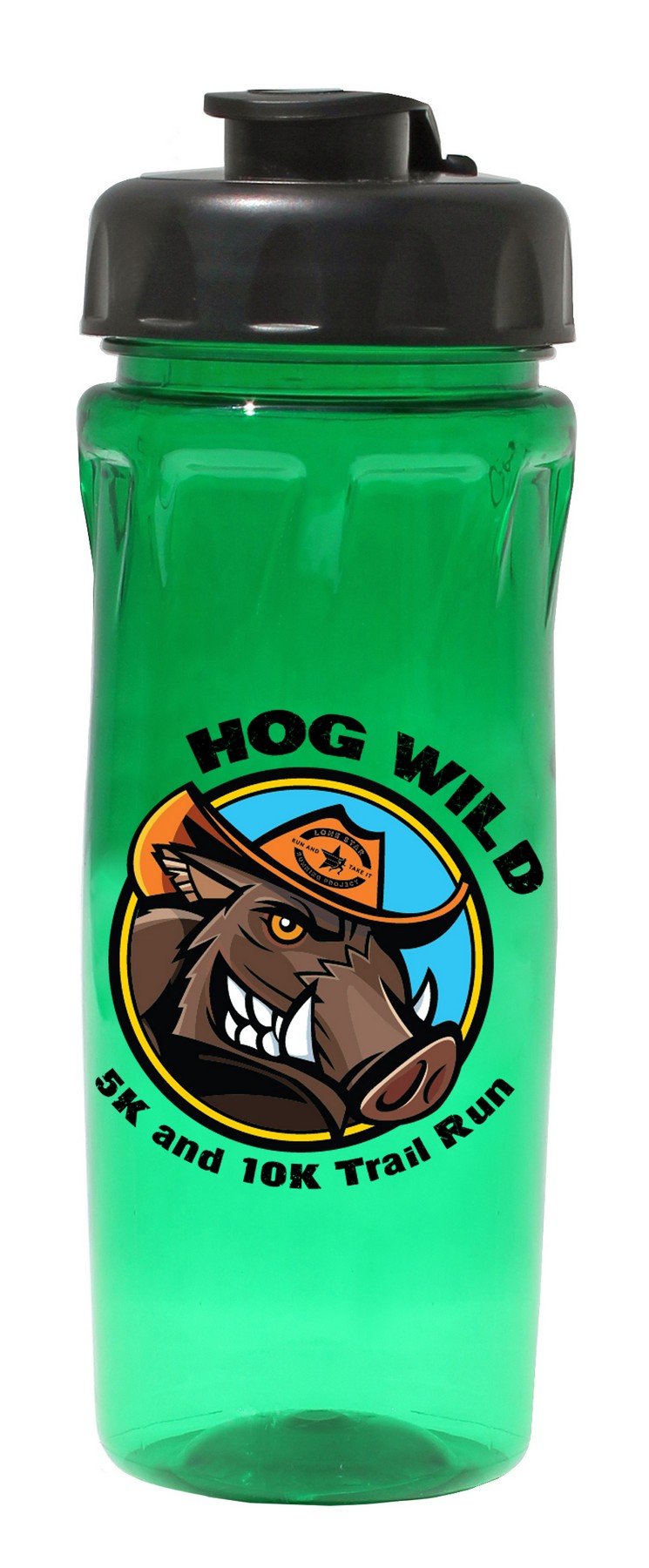 Picture of 18 Oz. Poly-Saver PET Bottle w/Flip Top Cap (Full Color Digital)