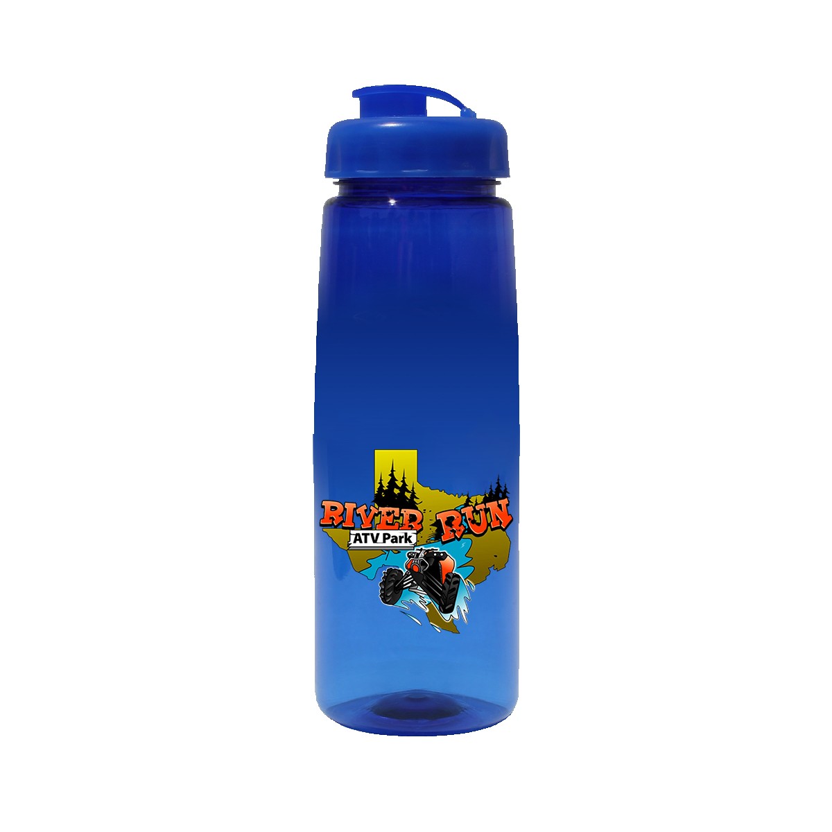 Picture of 30 Oz. Poly-Saver PET Bottle w/Flip Top Cap (Full Color Digital)
