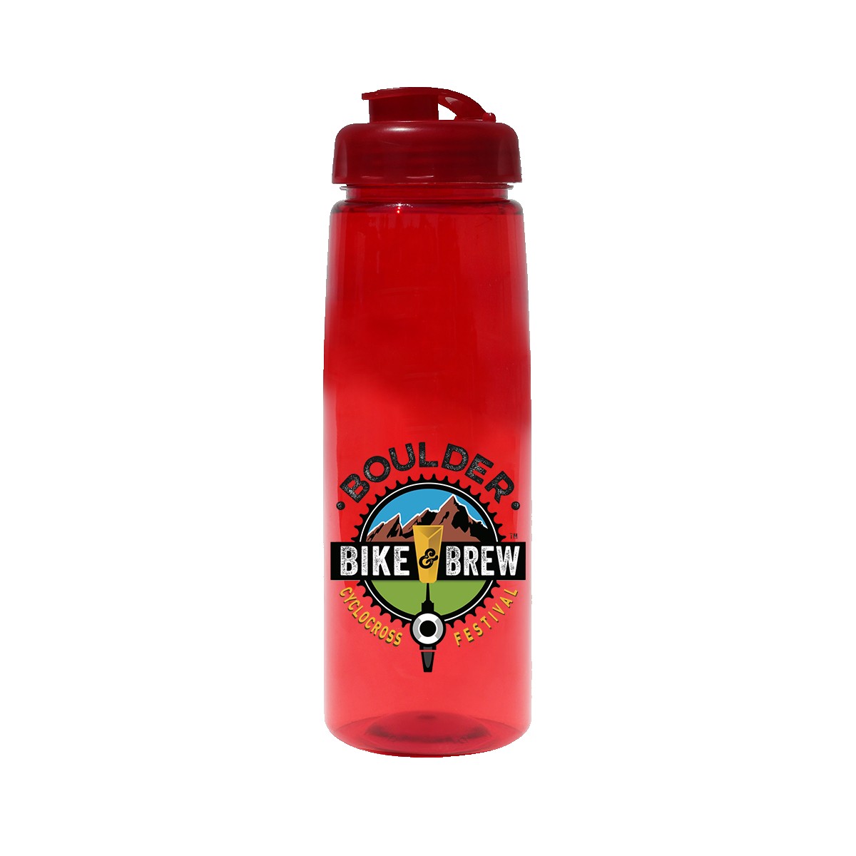 Picture of 30 Oz. Poly-Saver PET Bottle w/Flip Top Cap (Full Color Digital)