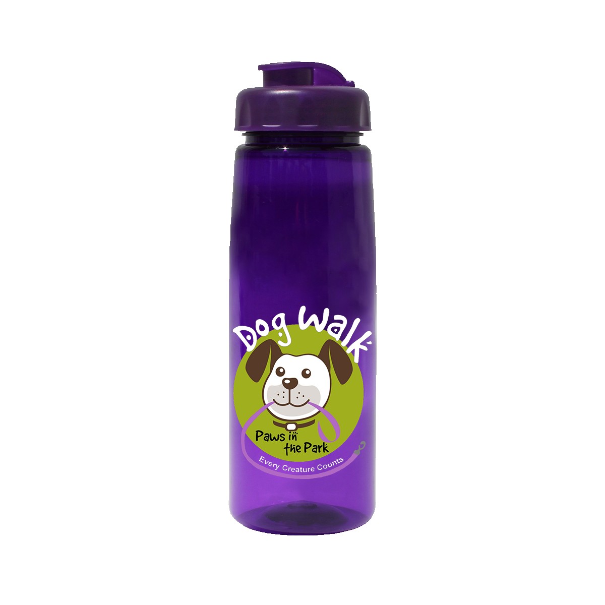 Picture of 30 Oz. Poly-Saver PET Bottle w/Flip Top Cap (Full Color Digital)