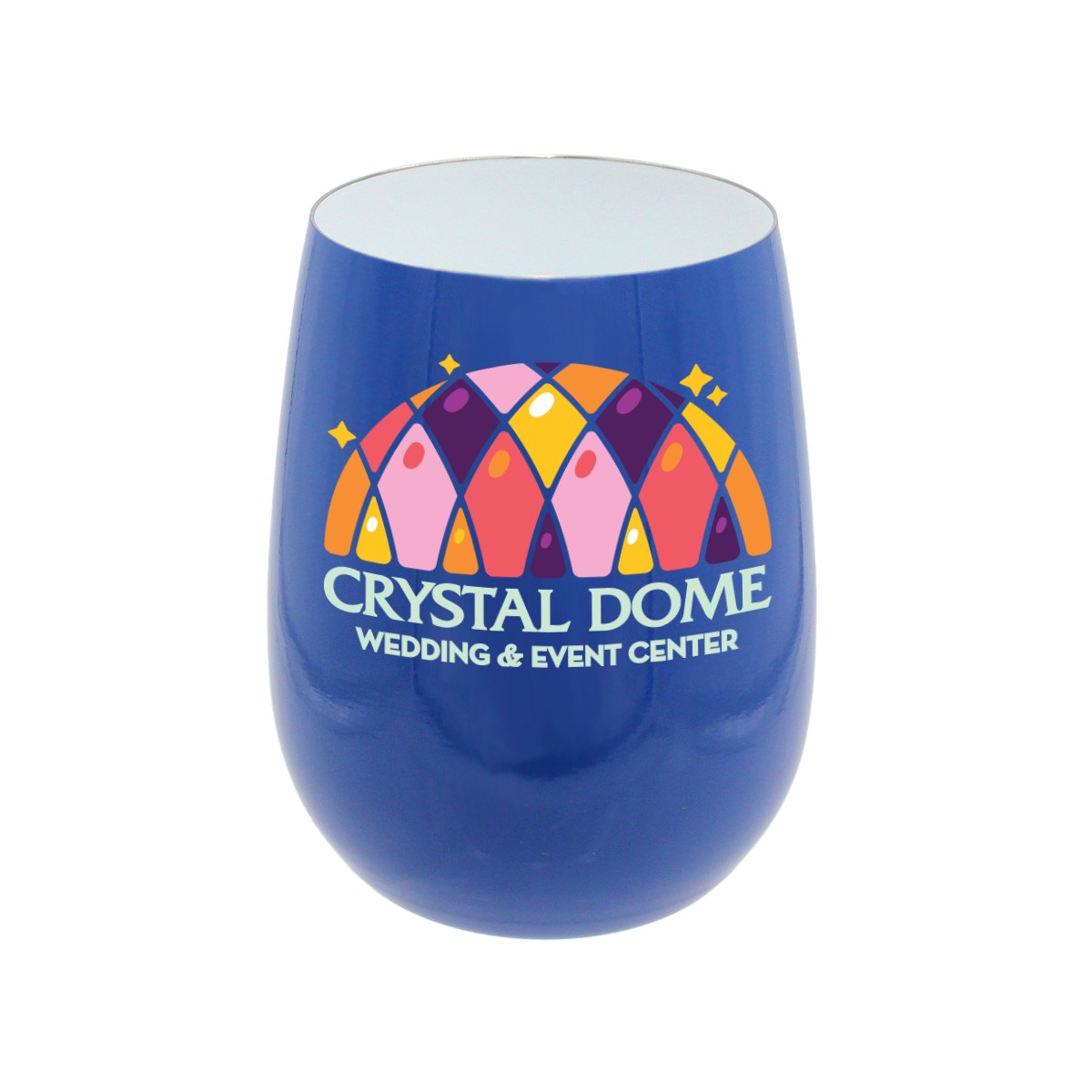 Picture of Pure 12 oz. Recycled Wine Glass, Full Color Digital