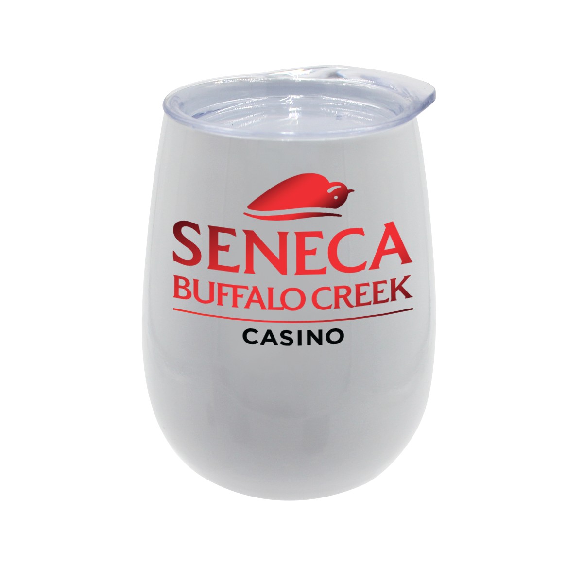 Picture of Pure 12 oz. Recycled Wine Glass with Lid, Full Color Digital