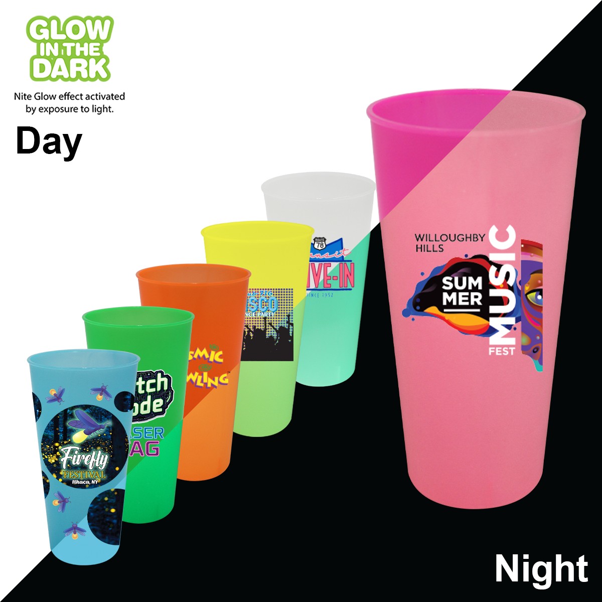Picture of Nite Glow 26 oz. Tumbler, Full Color Digital