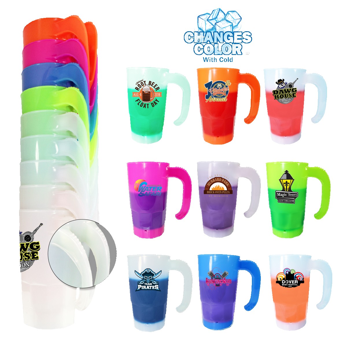 Picture of Mood 20 Oz. Stackable Beer Stein (1 Side/Full Color Digital)