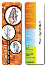 Picture of Emergency Safety Full Color Digital Printed Bookmark