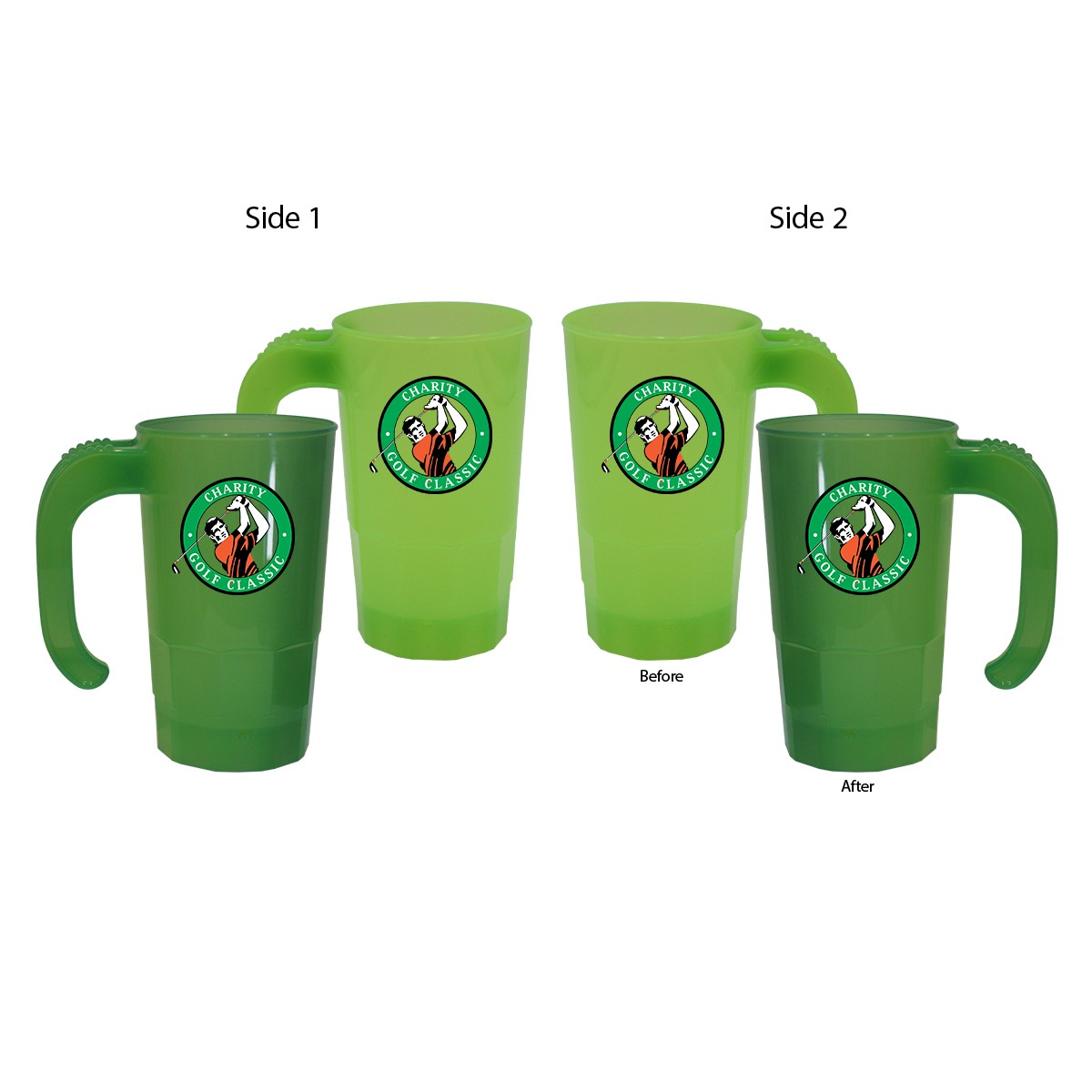Picture of Sun Fun 20 oz. Stackable Beer Stein, (2 Side & Full Color Digital)
