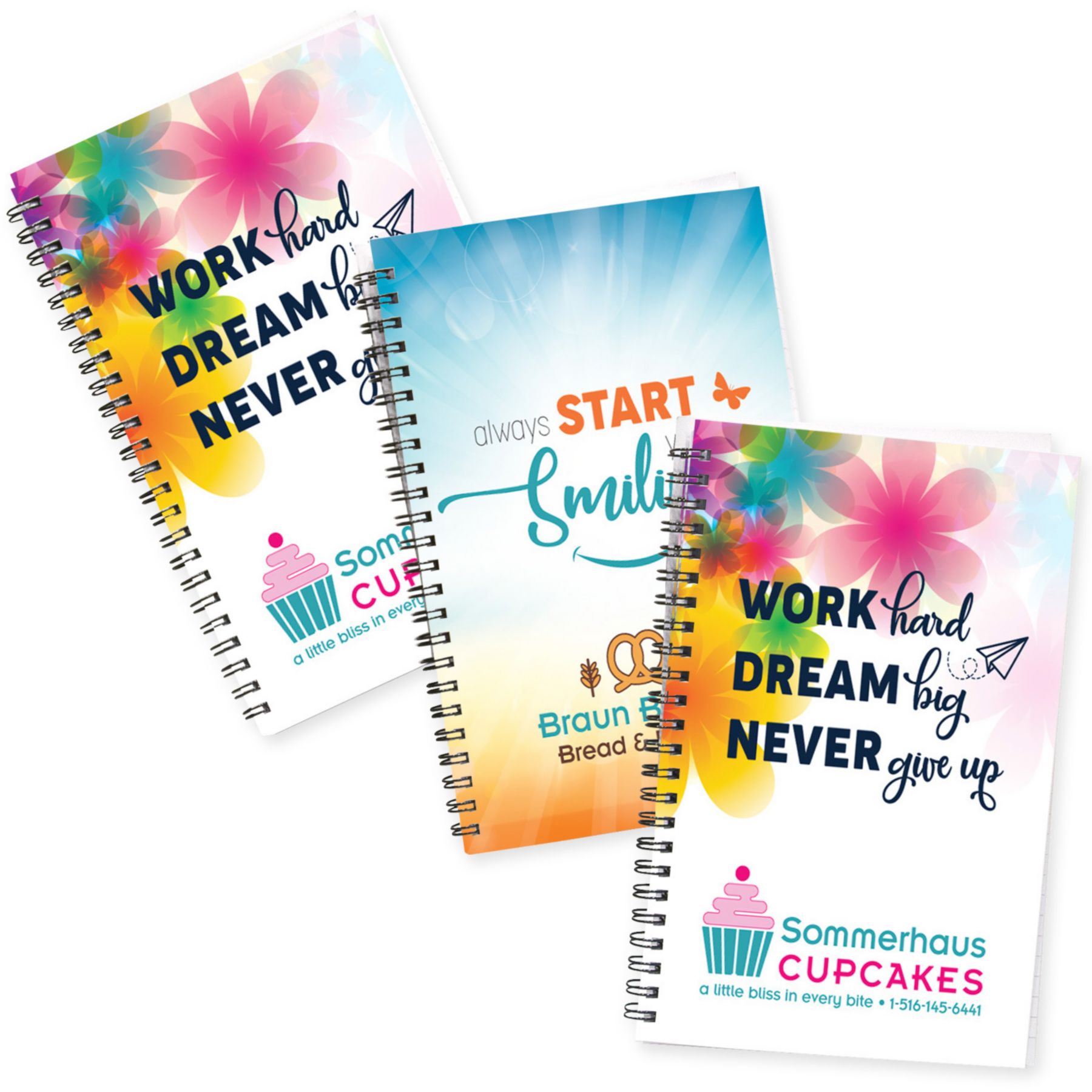 Picture of Full Color Custom 5.5x8.5 Notebook