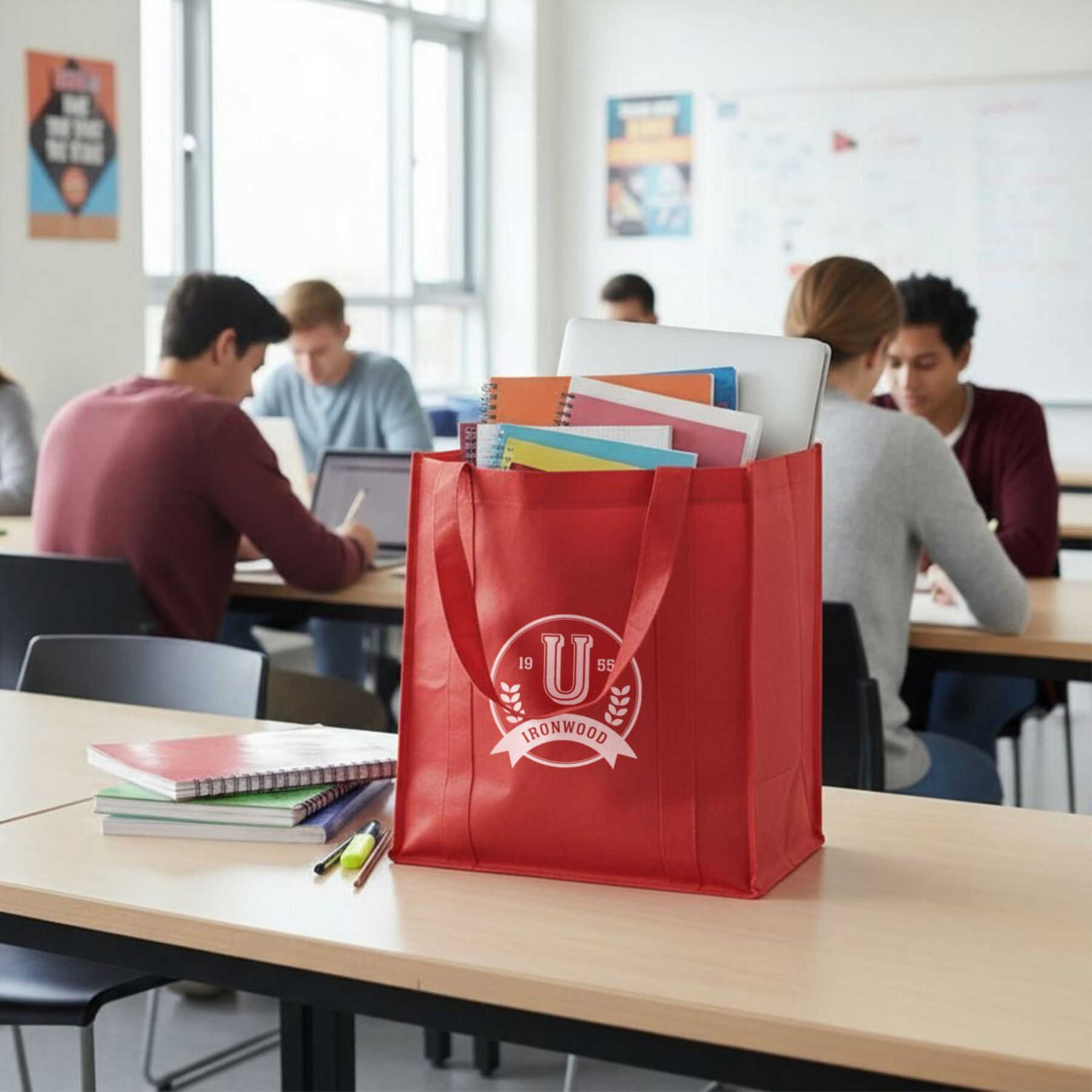 Picture of Colossal Grocery Tote Bag - Screen Printed