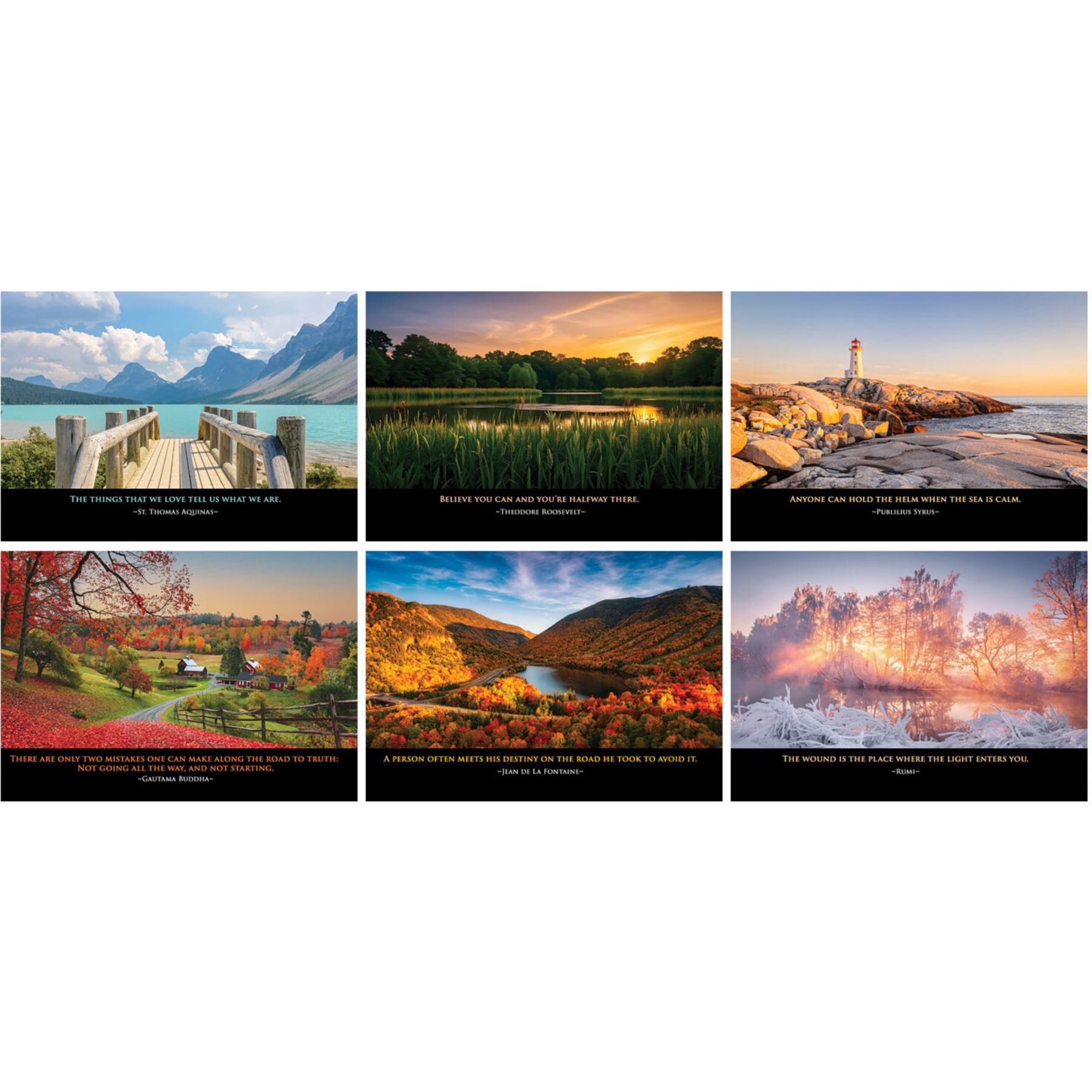 Picture of Full Color Inspirations Desk Calendar