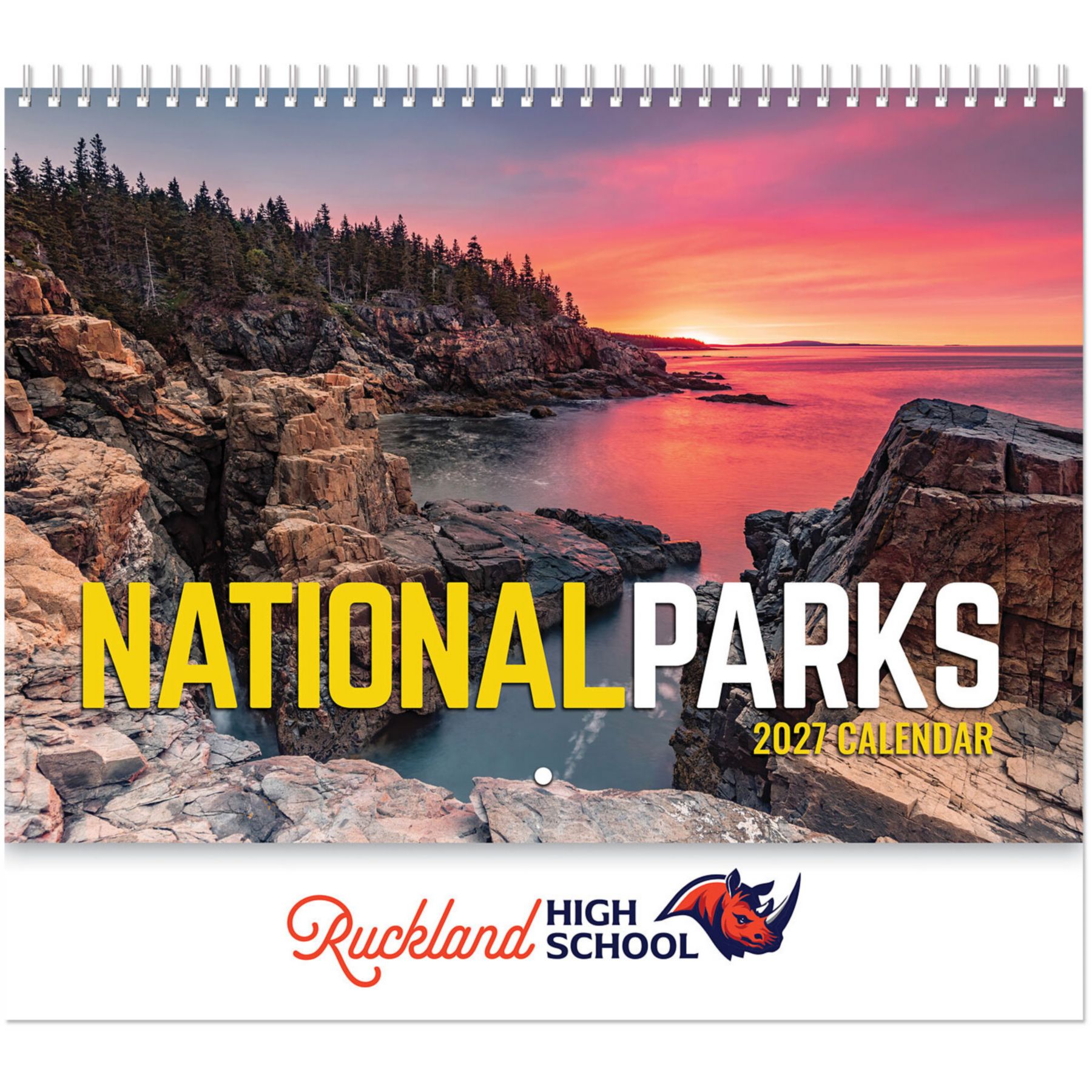 Picture of Full Color National Parks Spiral Wall Calendar