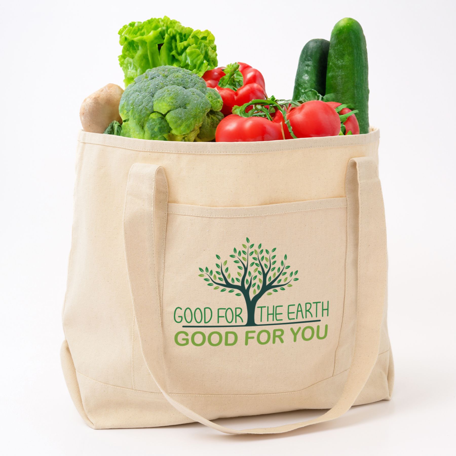 Picture of Saratoga Full Color Recycled Cotton Tote 10 Oz