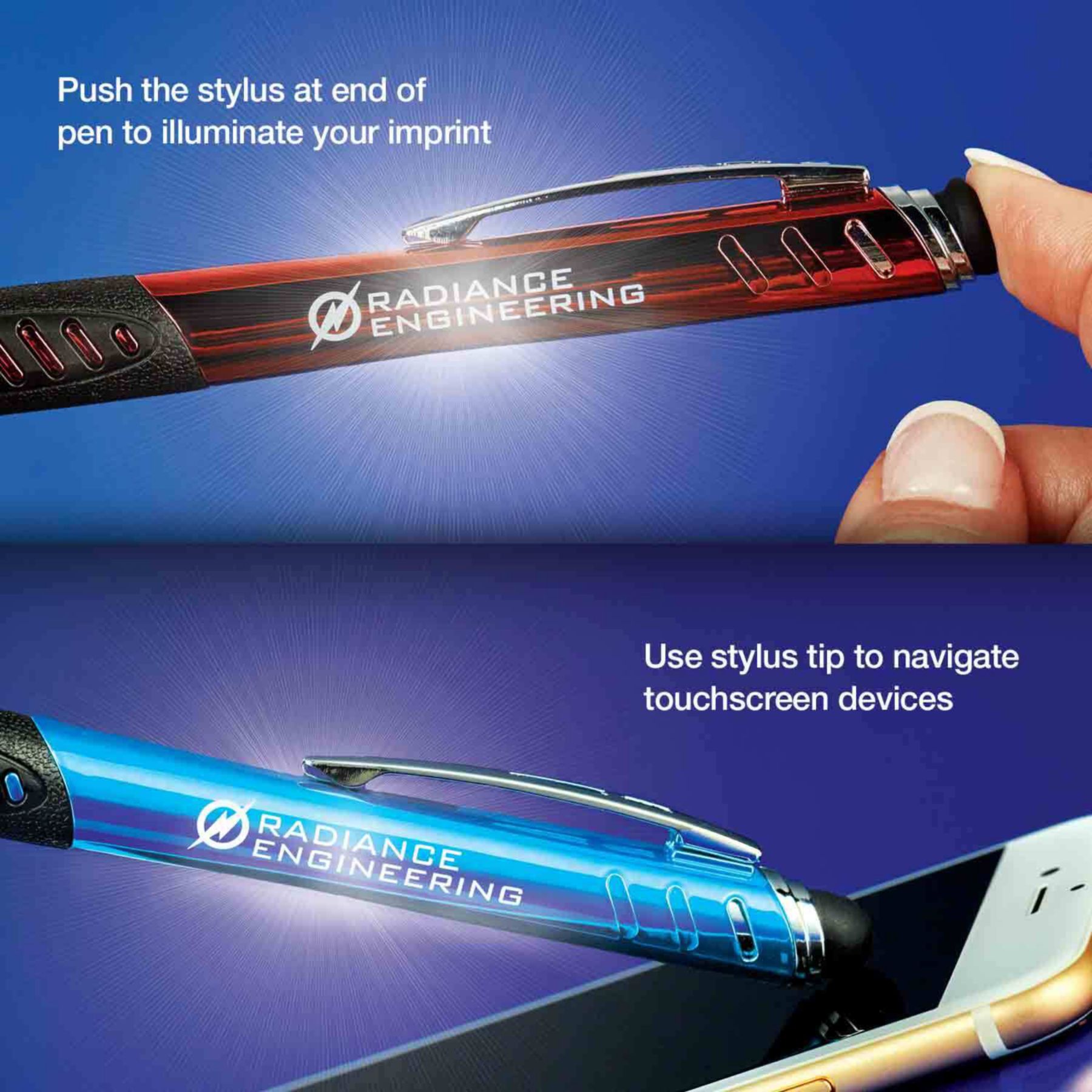 Picture of Aerostar Illuminated Stylus Pen