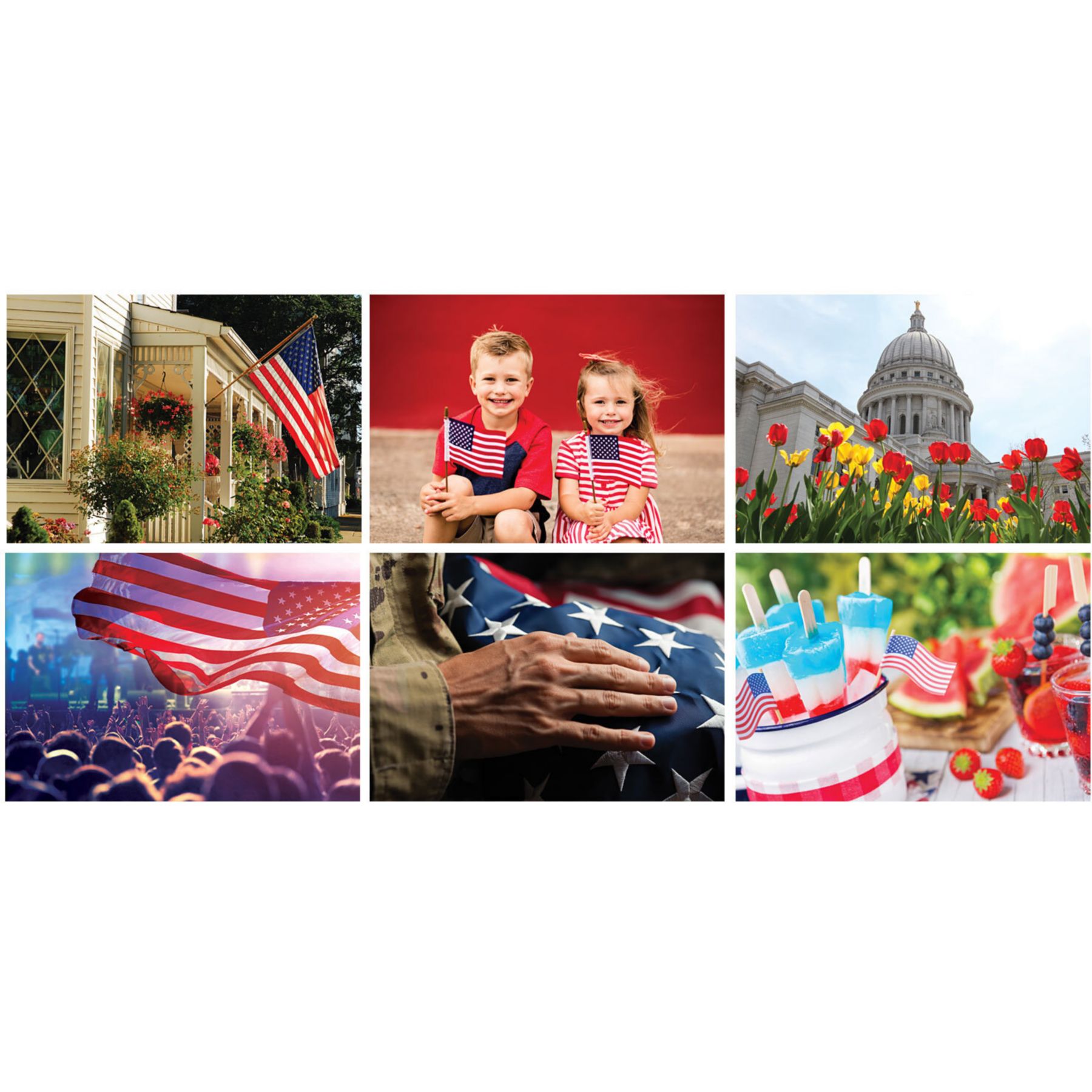 Picture of Full Color American Glory Spiral Wall Calendar