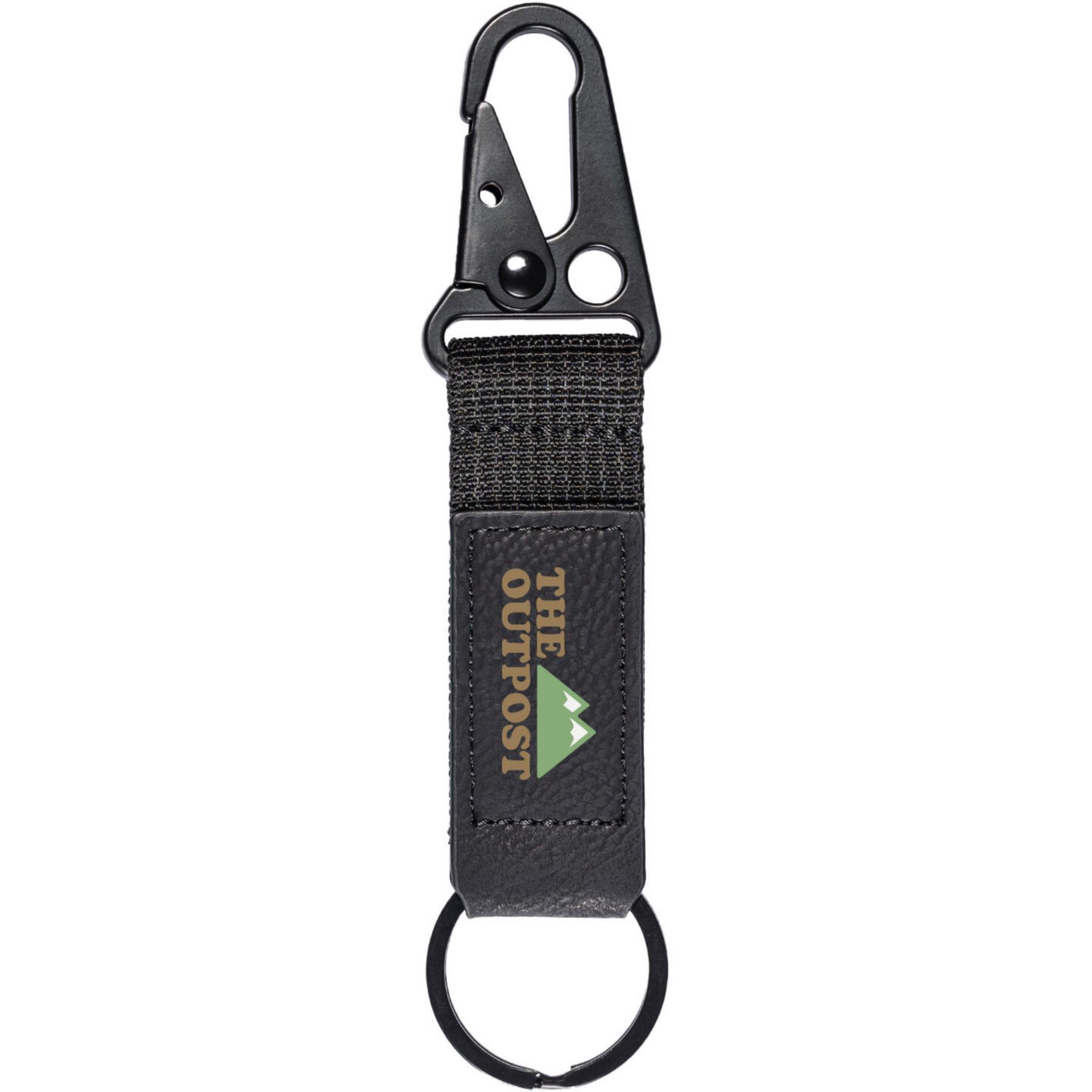 Picture of Full Color Saratoga Strap Carabiner Keychain