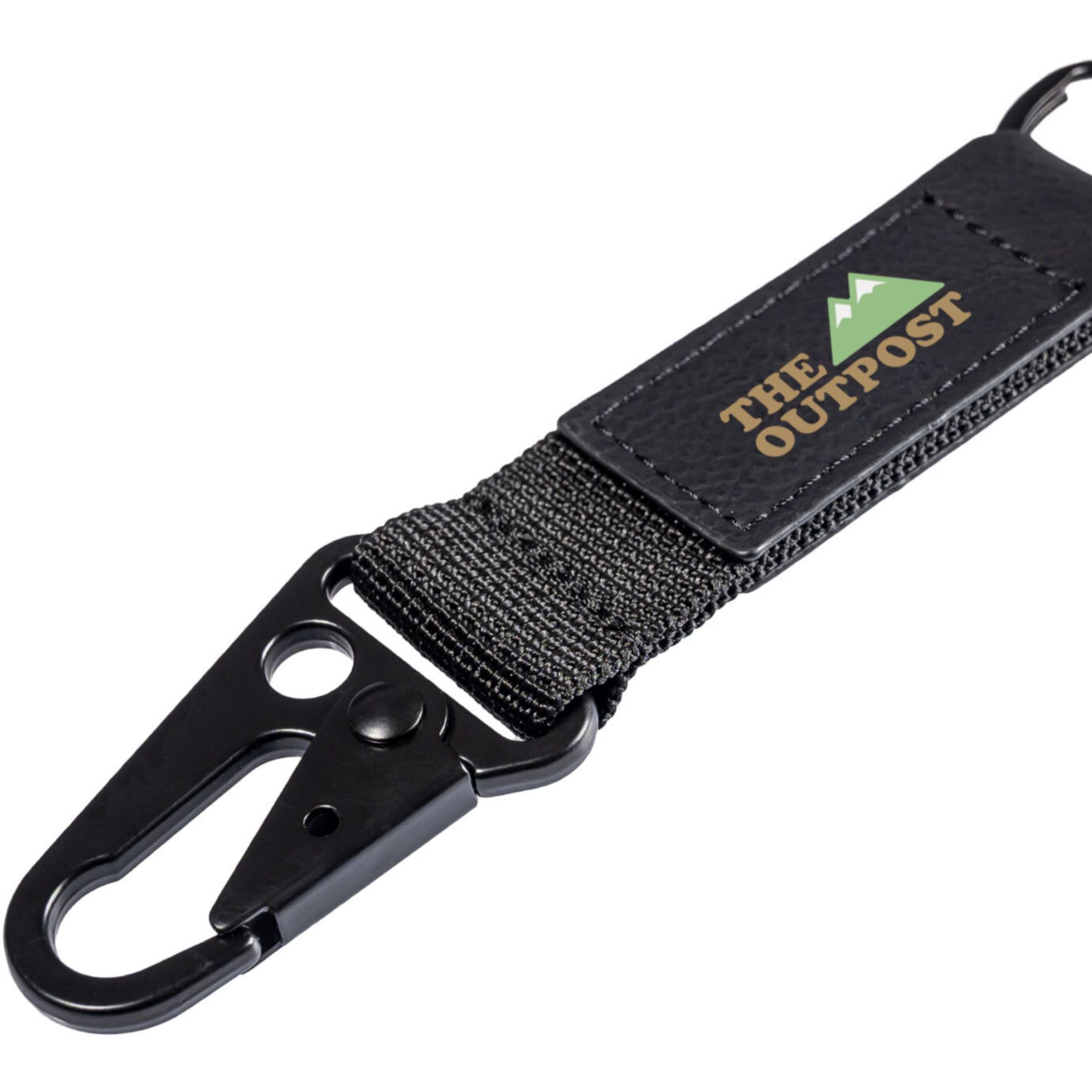 Picture of Full Color Saratoga Strap Carabiner Keychain