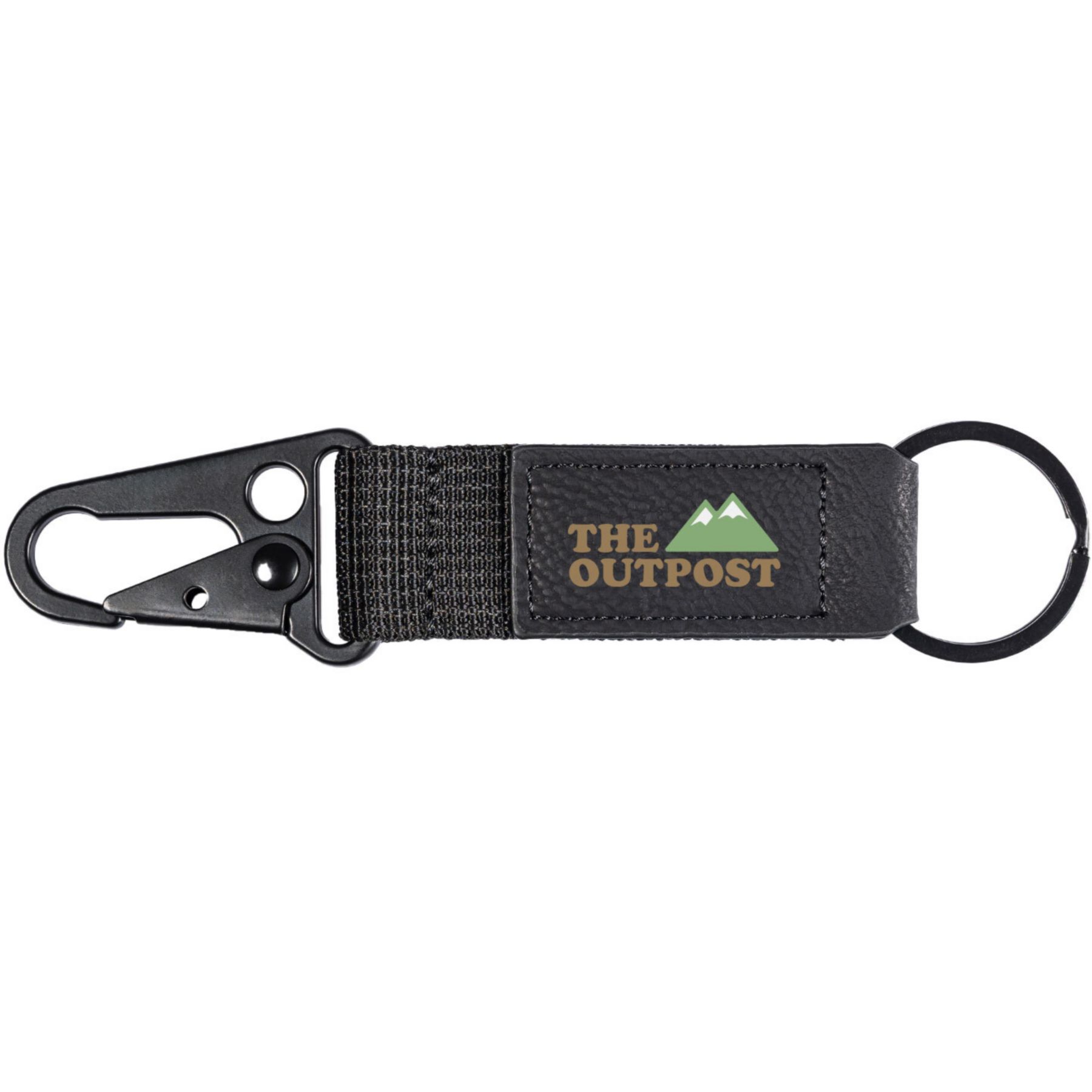 Picture of Full Color Saratoga Strap Carabiner Keychain