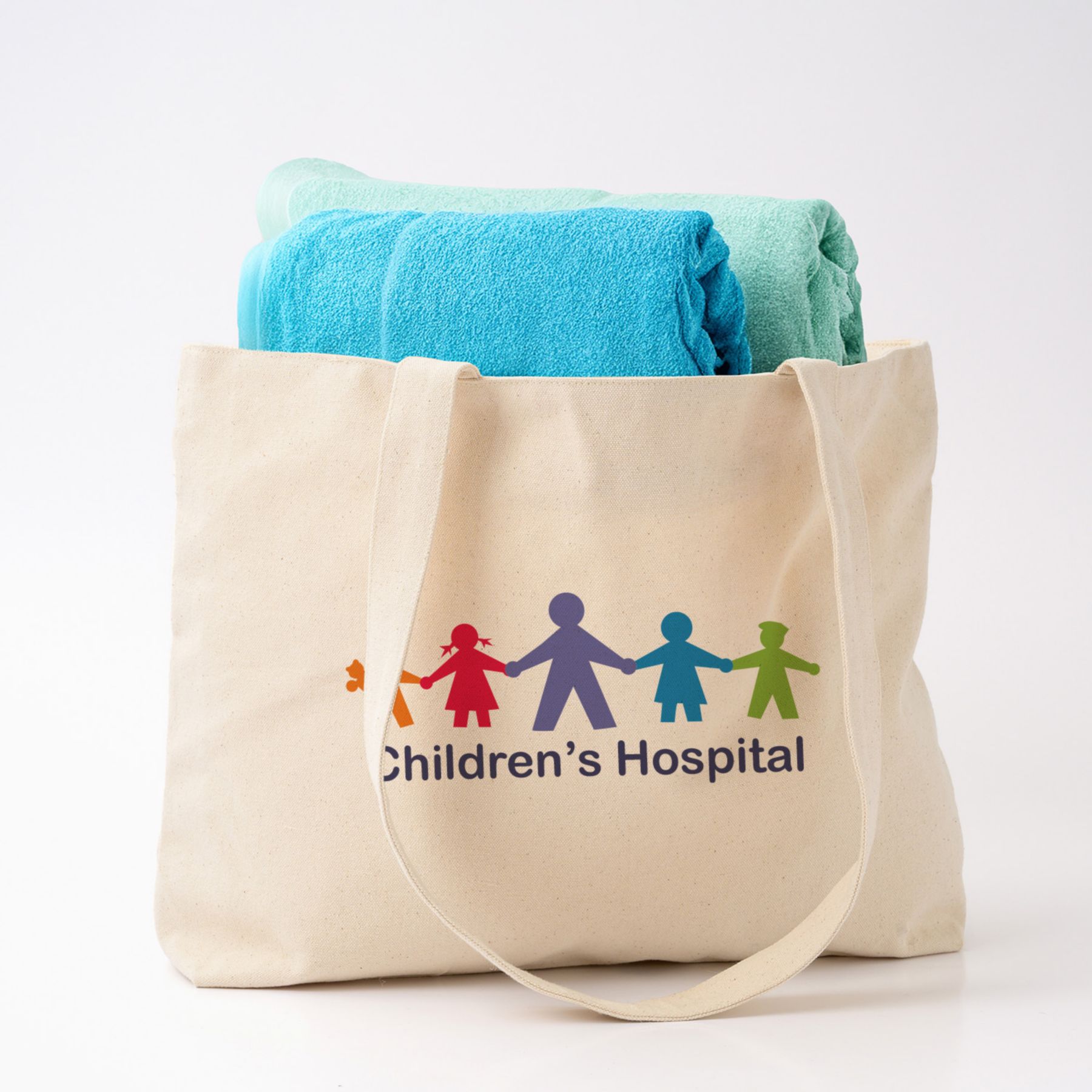 Picture of Full Color Zippered Cotton Canvas Tote 12 Oz
