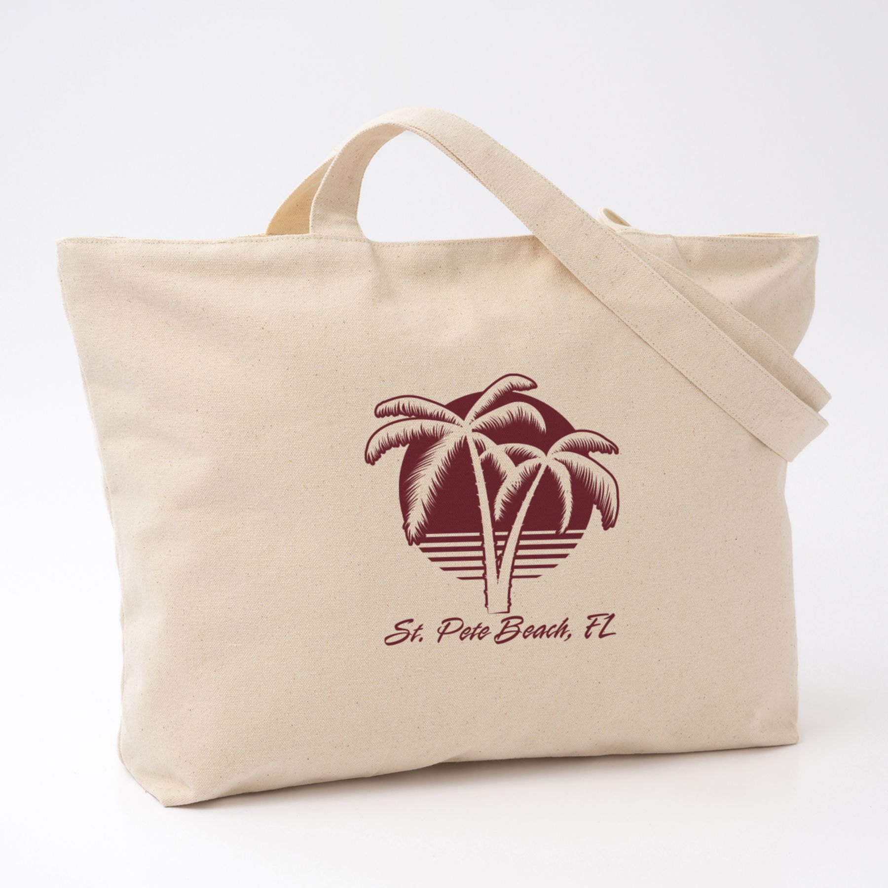 Picture of Zippered Cotton Canvas Tote 12 Oz