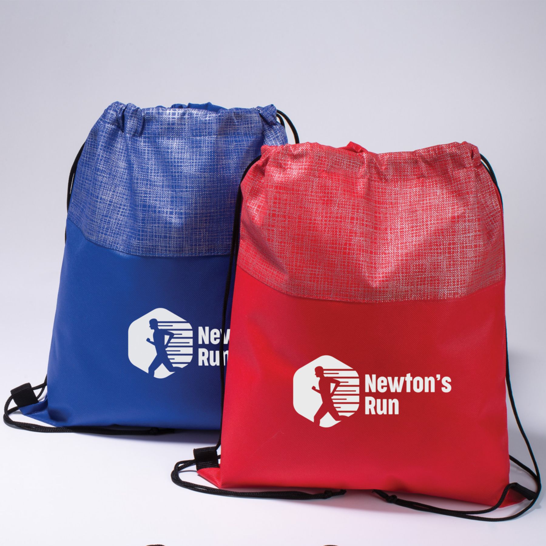 Picture of Silver Tone Drawstring Bag
