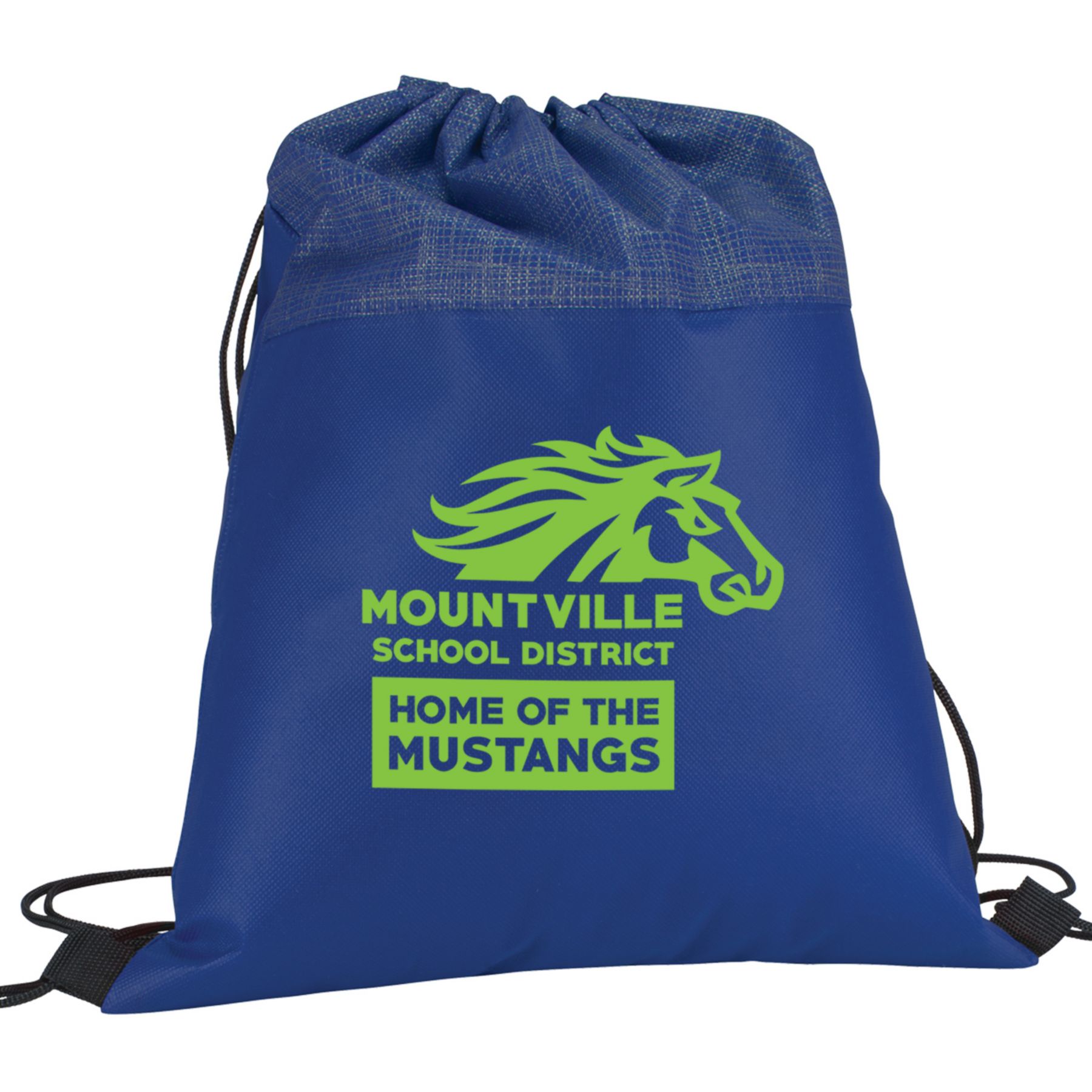 Picture of Silver Tone Drawstring Bag