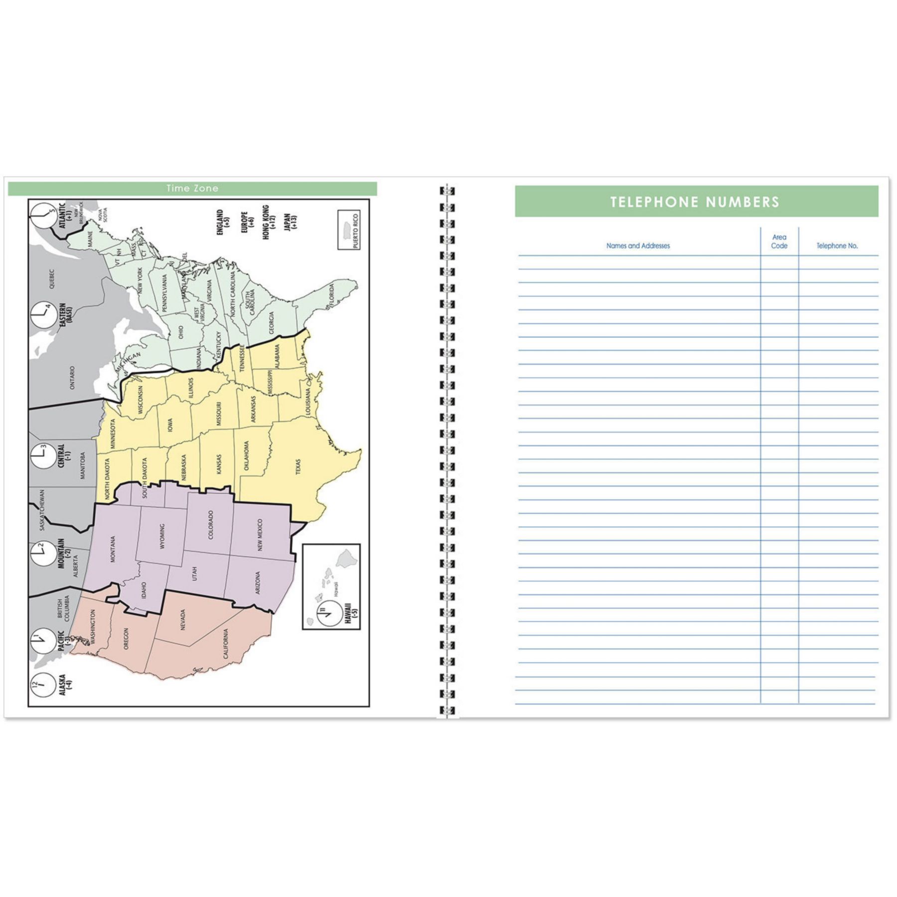Picture of Full Color Academic 7x10 Planner Colored Insert