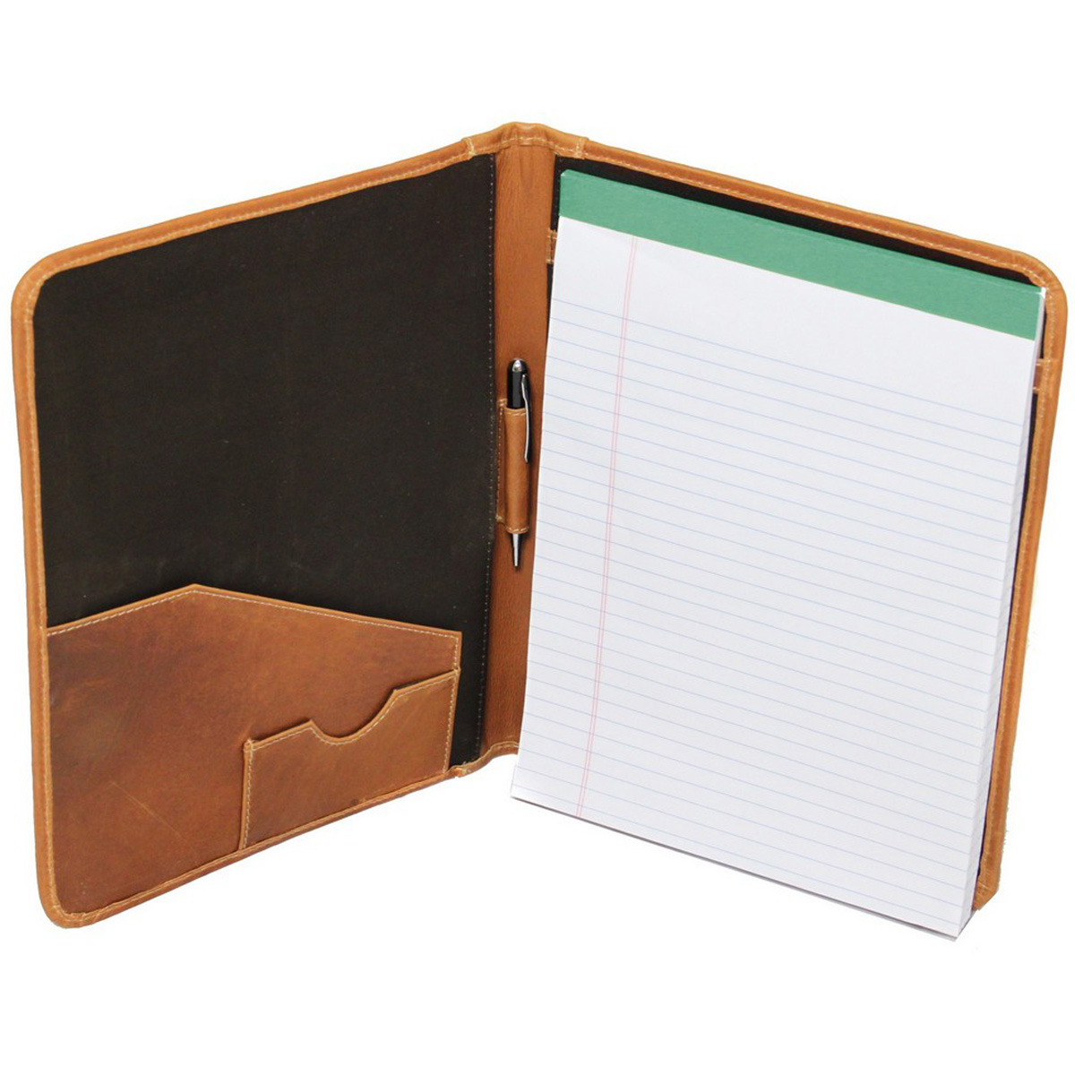 Picture of Salt River Canyon Leather Padfolio Meeting Folder