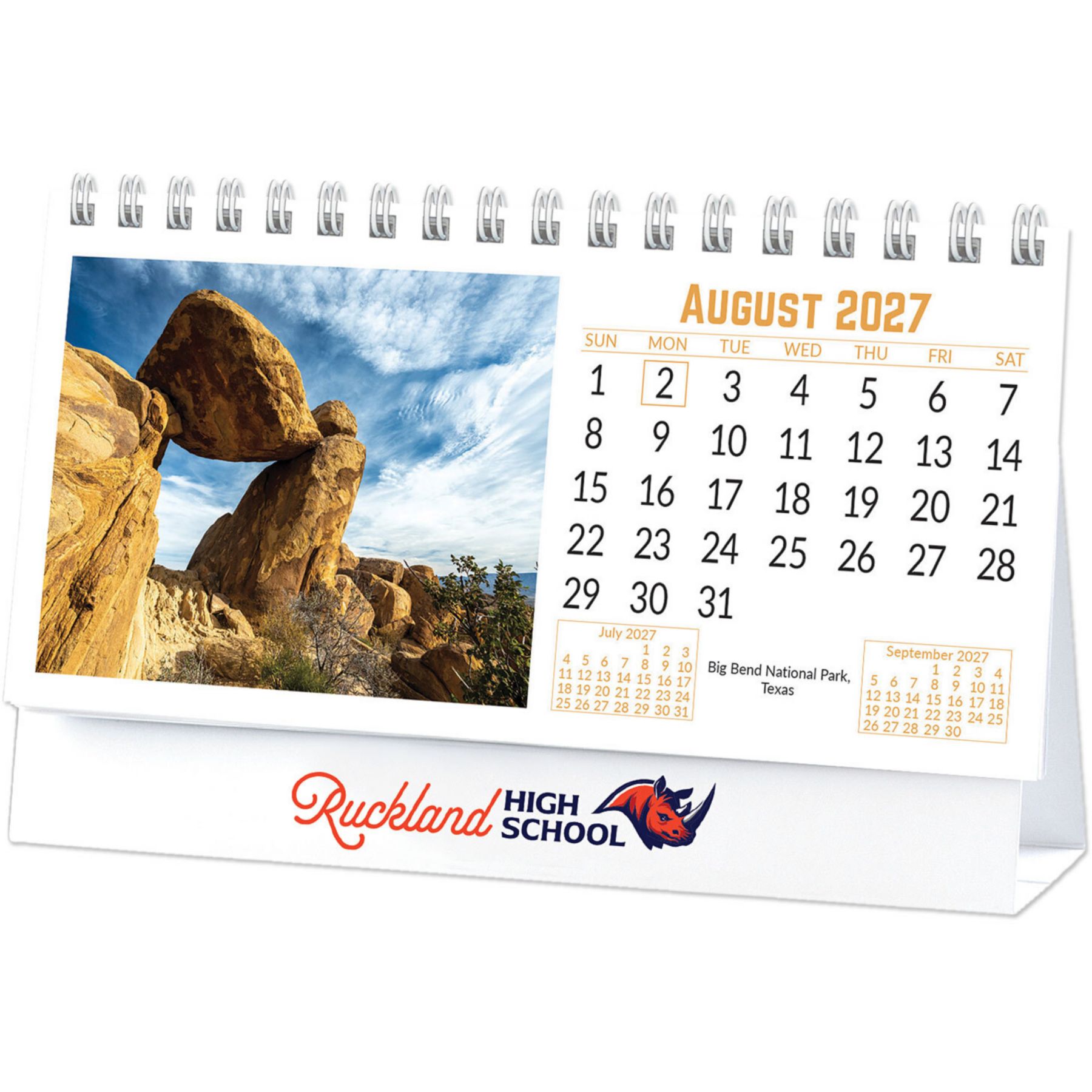 Picture of Full Color National Parks Desk Calendar