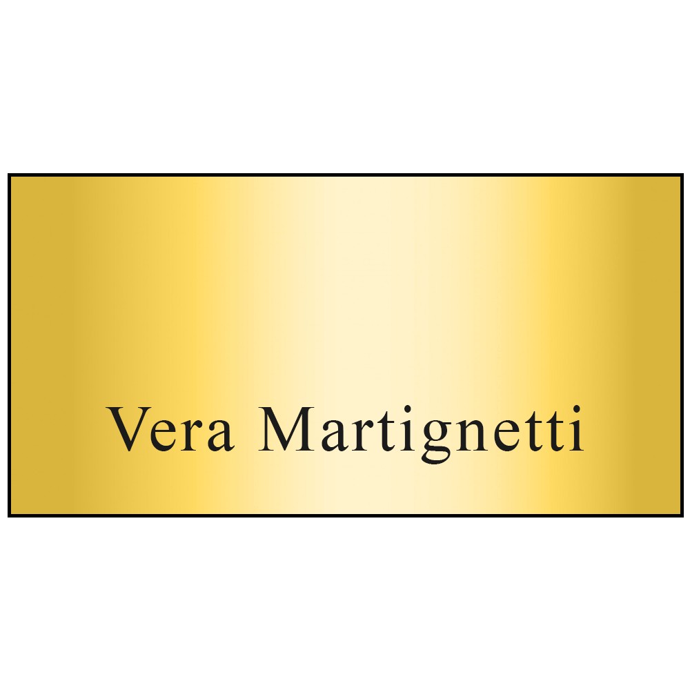 Picture of Hollywood Plastic Name Badge (Standard Size 1-1/2" x 3")