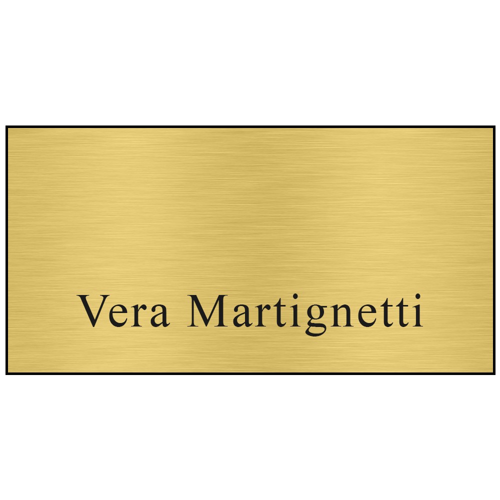 Picture of Hollywood Plastic Name Badge (Standard Size 1-1/2" x 3")