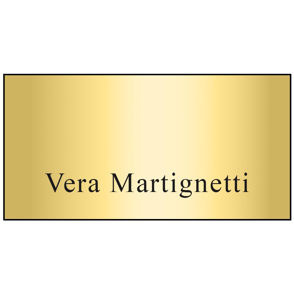 Picture of Hollywood Plastic Name Badge (Standard Size 1-1/2" x 3")