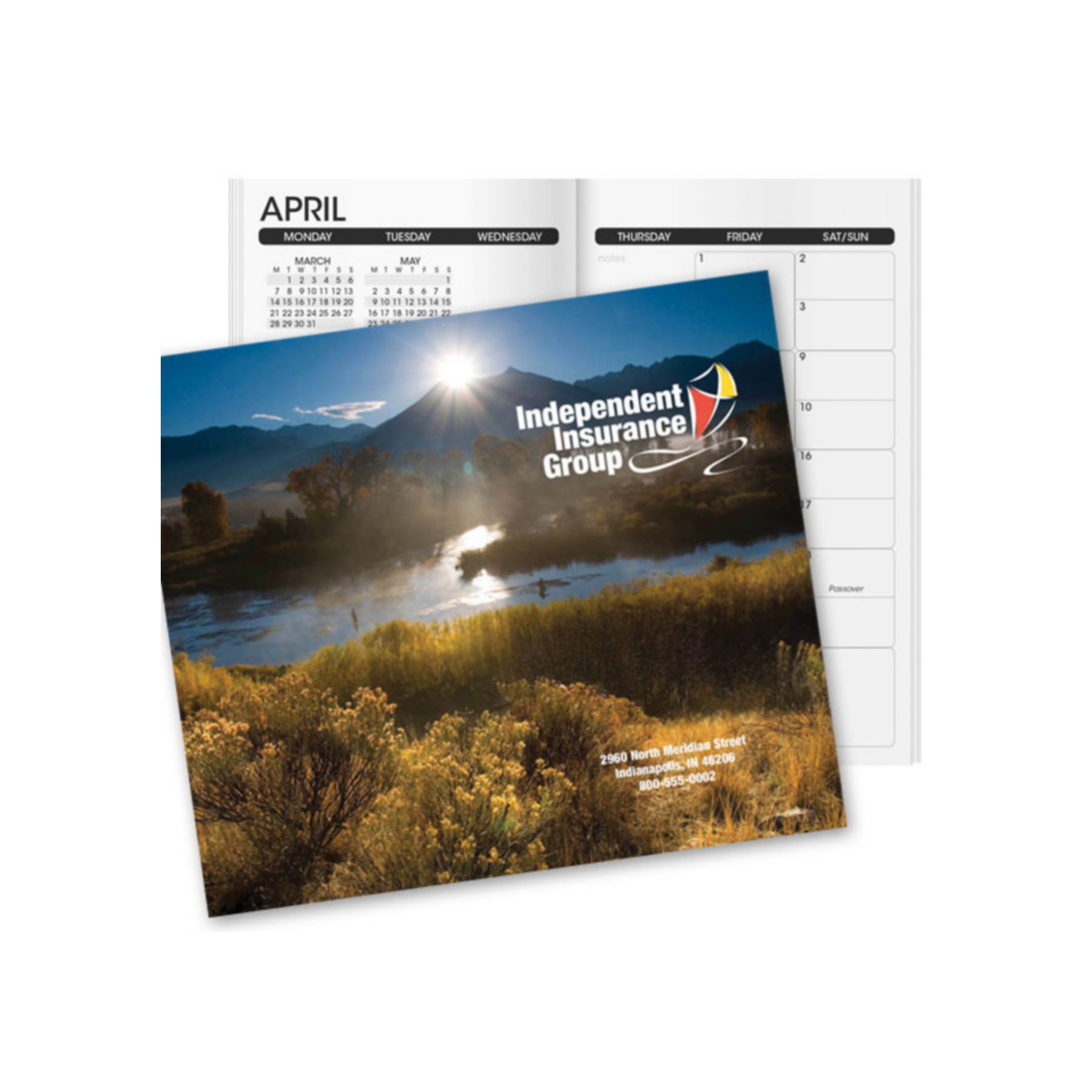 Picture of Full Color Stock Monthly Pocket Planner