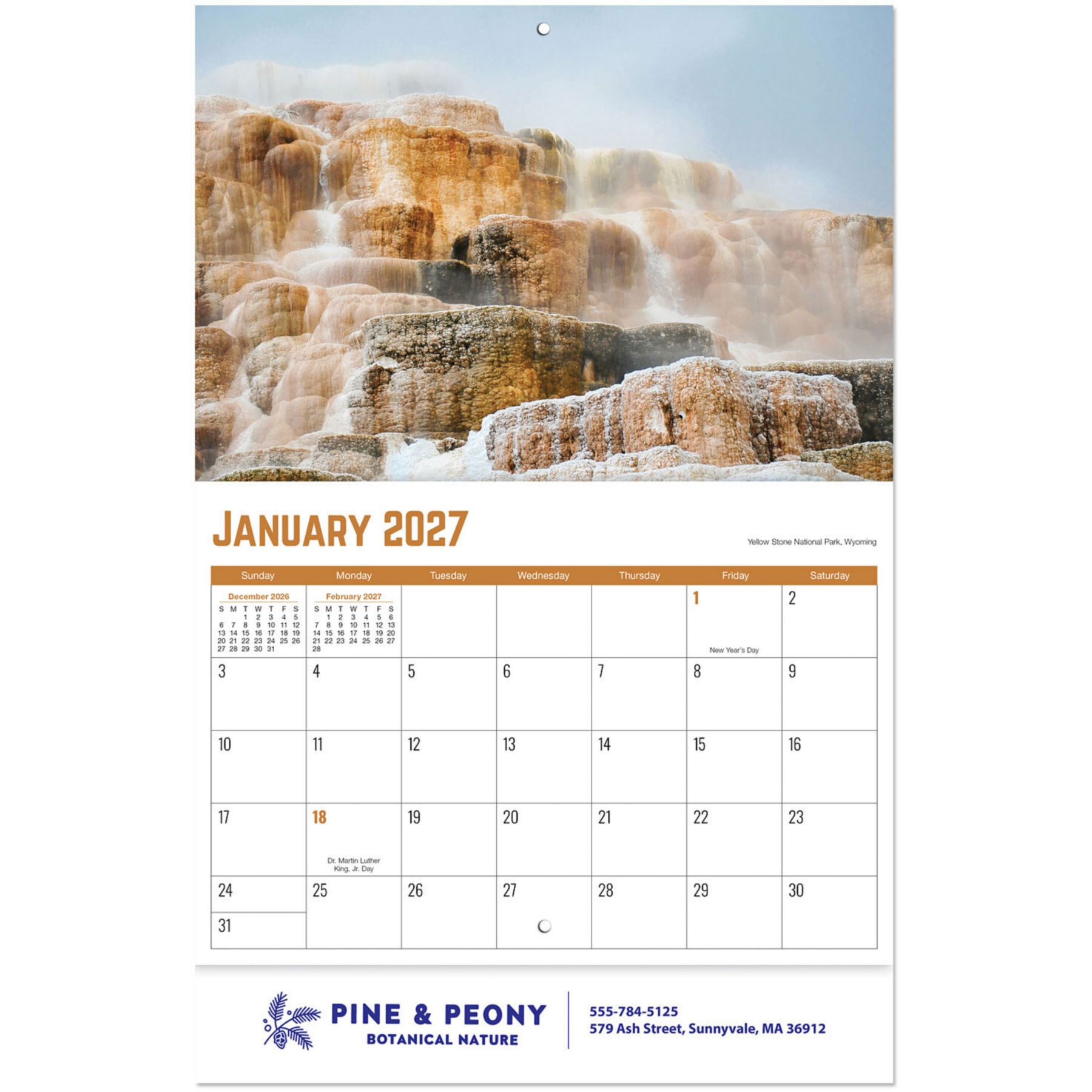 Picture of National Parks Stapled Wall Calendar