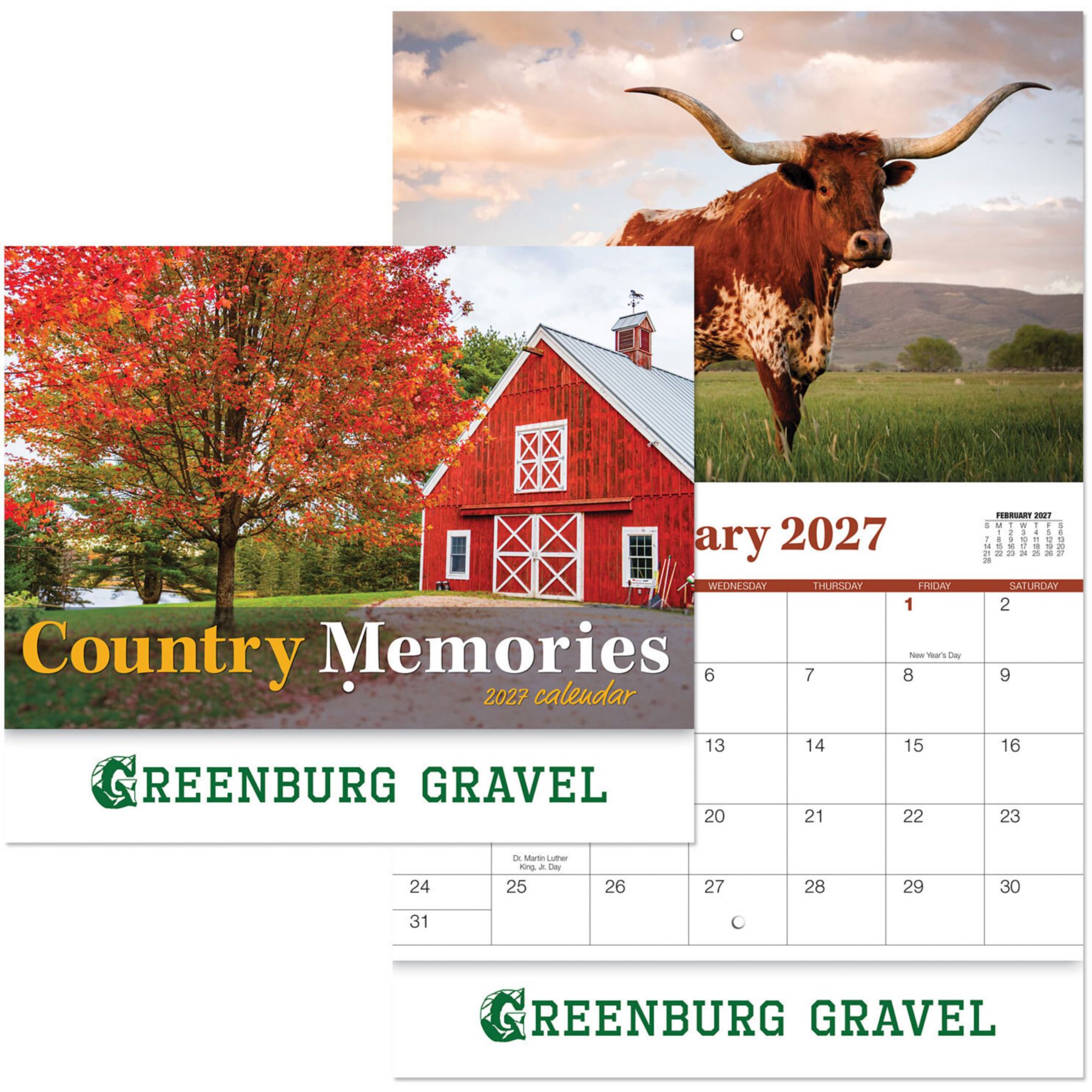 Picture of Country Memories Stapled Wall Calendar
