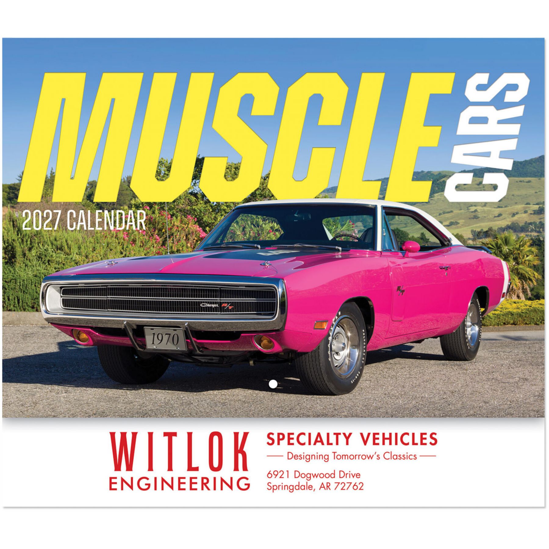 Picture of Muscle Cars Stapled Wall Calendar