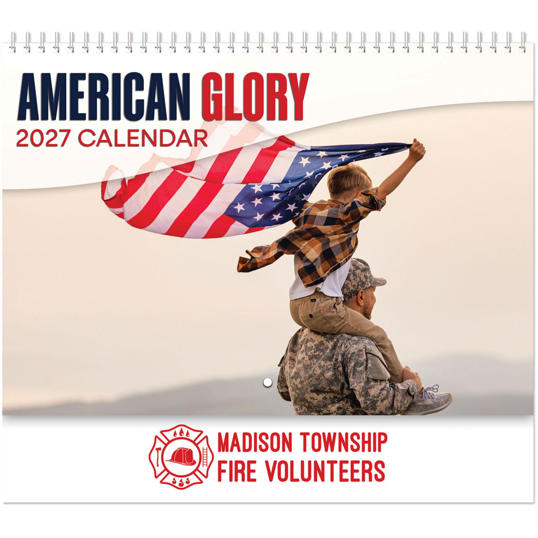 Picture of American Glory Spiral Wall Calendar