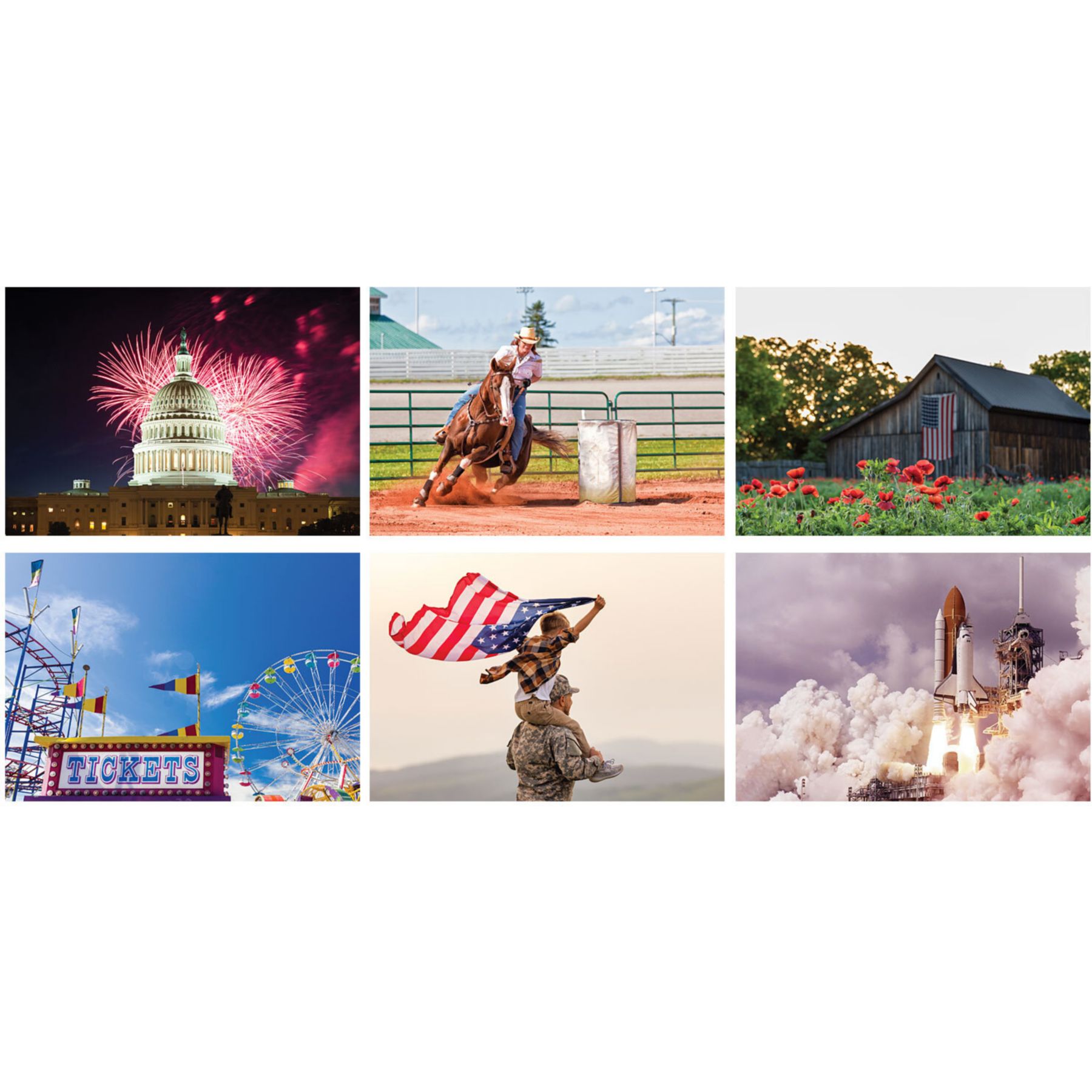 Picture of American Glory Spiral Wall Calendar