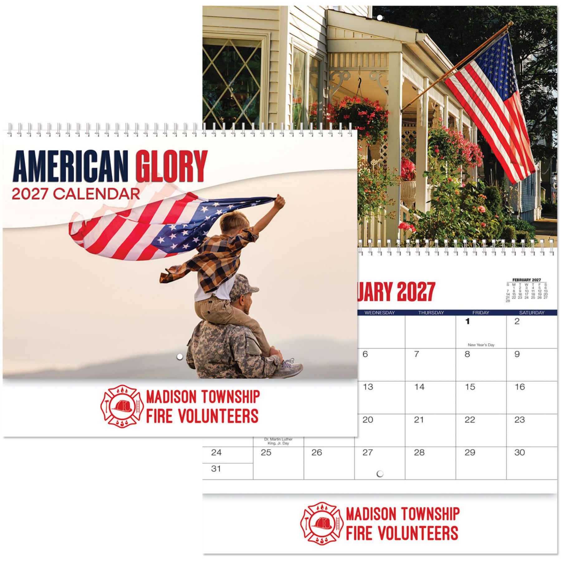 Picture of American Glory Spiral Wall Calendar