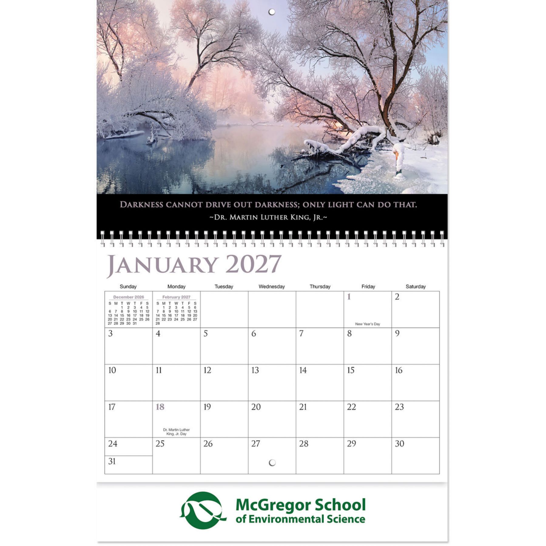 Picture of Inspirations Wall Calendar Spiral