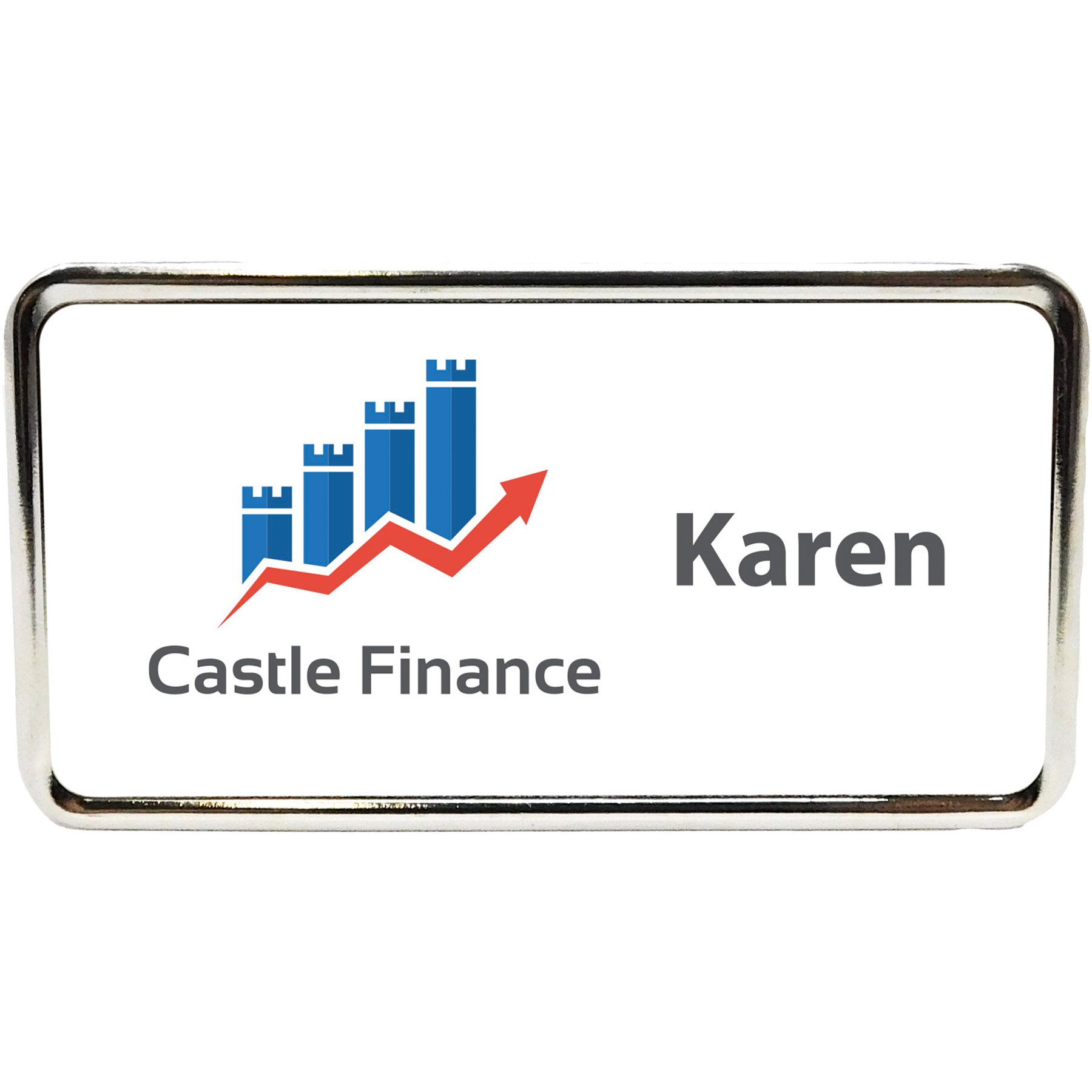 Picture of Columbus Metal Name Badge (standard 3 x 1-5/8)