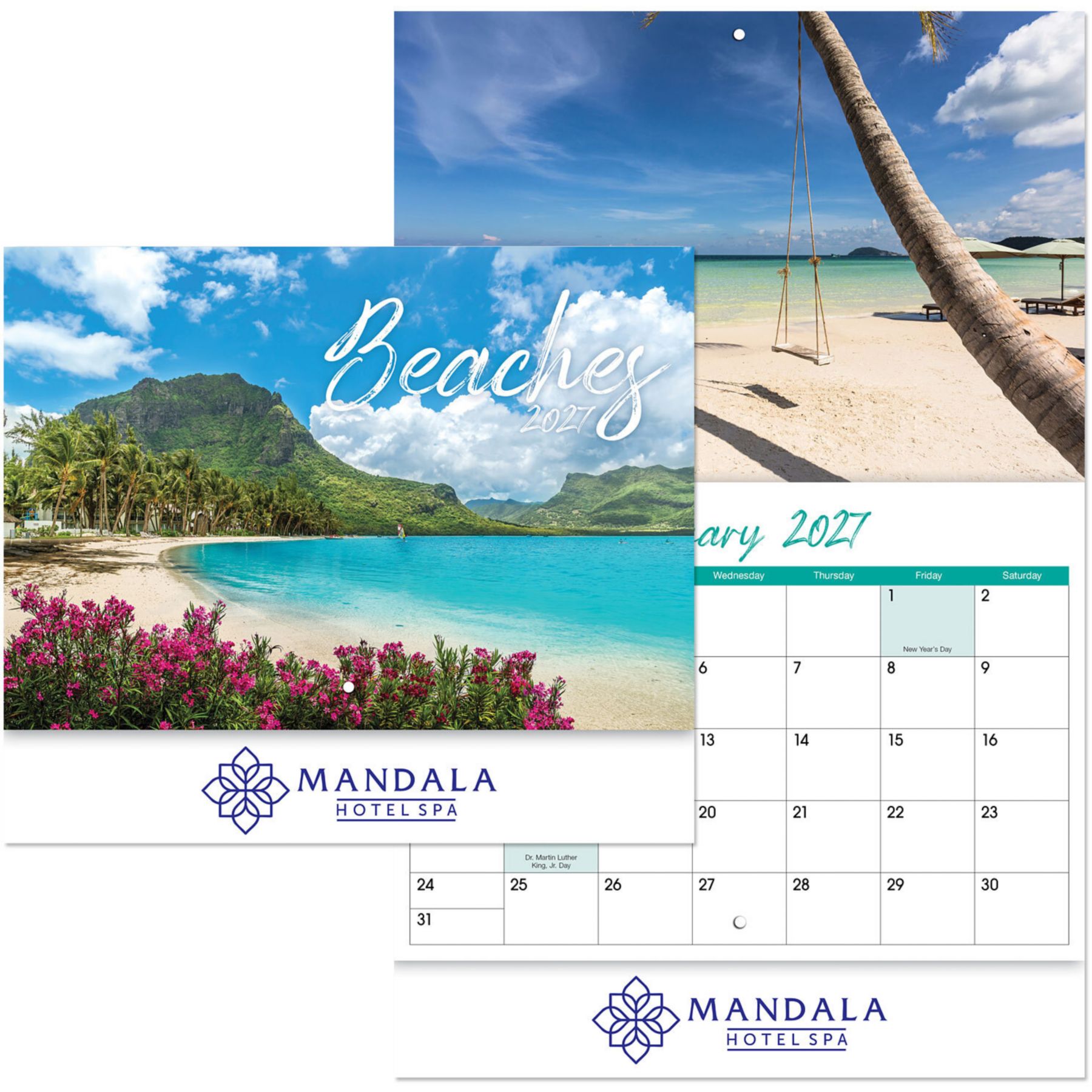 Picture of Beaches Stapled Wall Calendar