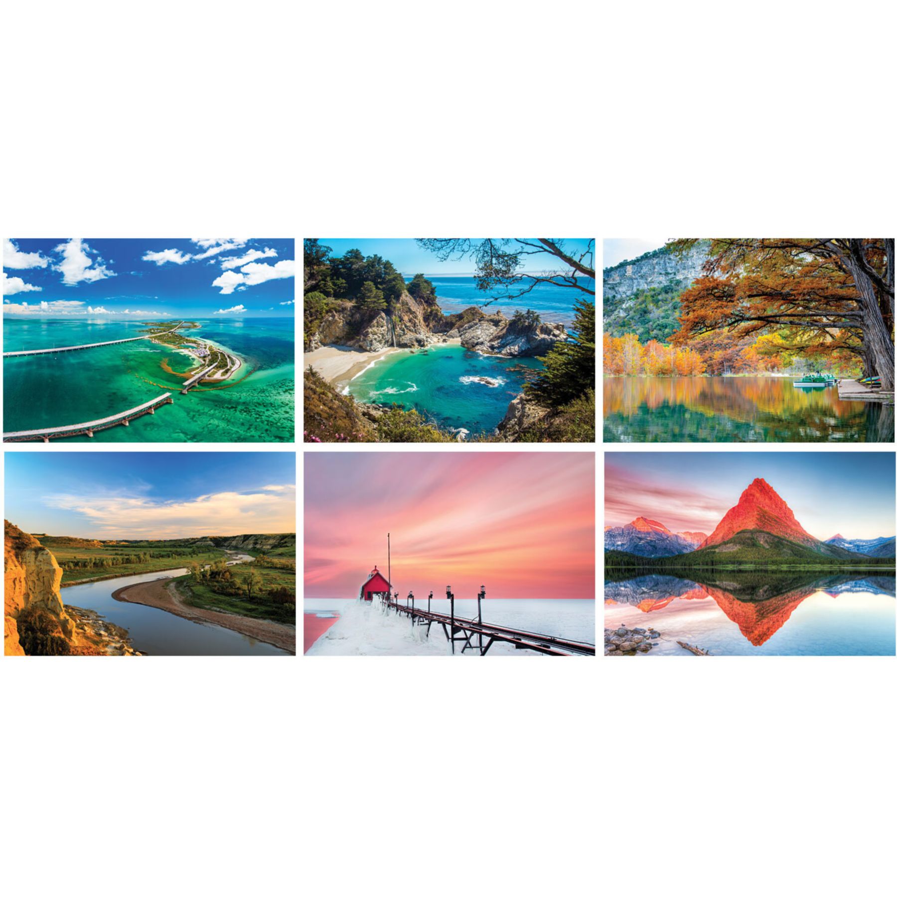 Picture of Scenes Across America Stapled Wall Calendar